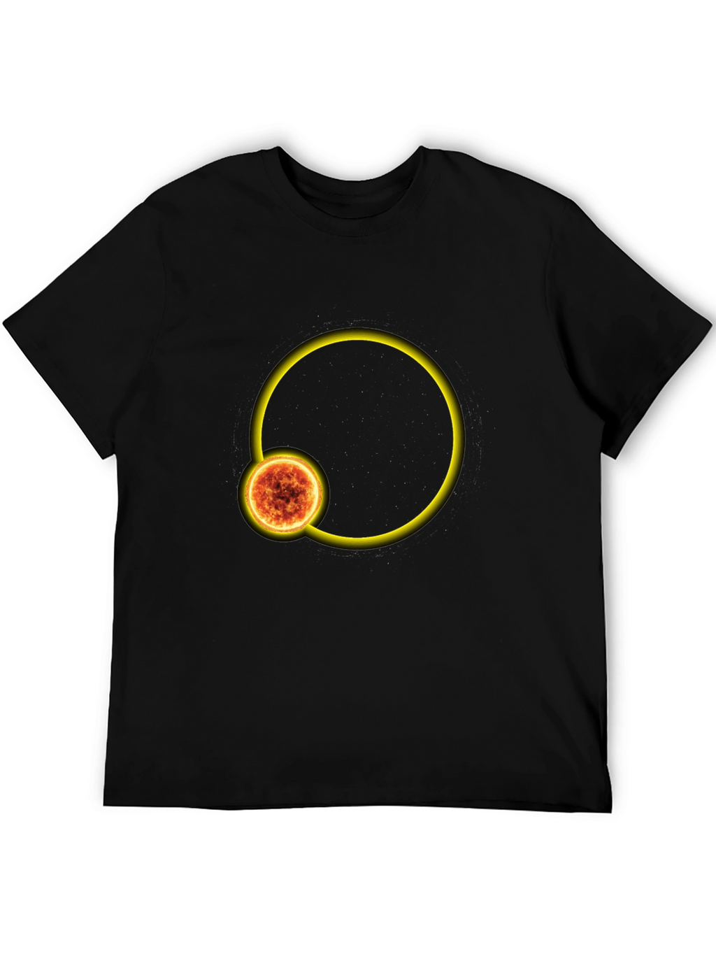 Solar Eclipse Graphic T-Shirt - Black