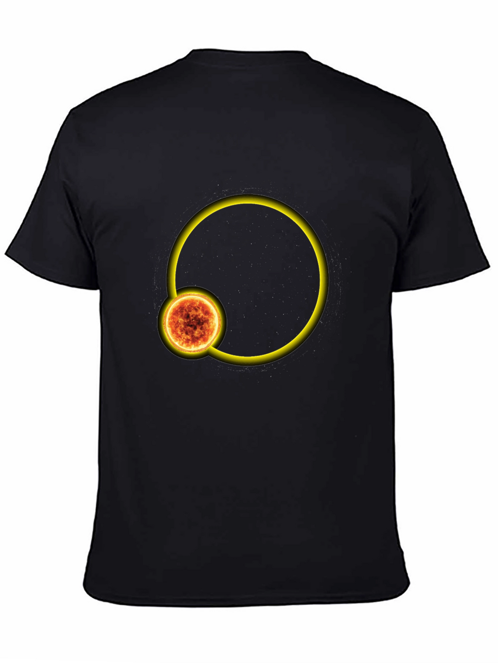 Solar Eclipse Graphic T-Shirt - Black