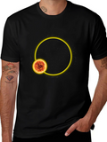 Solar Eclipse Graphic T-Shirt - Black