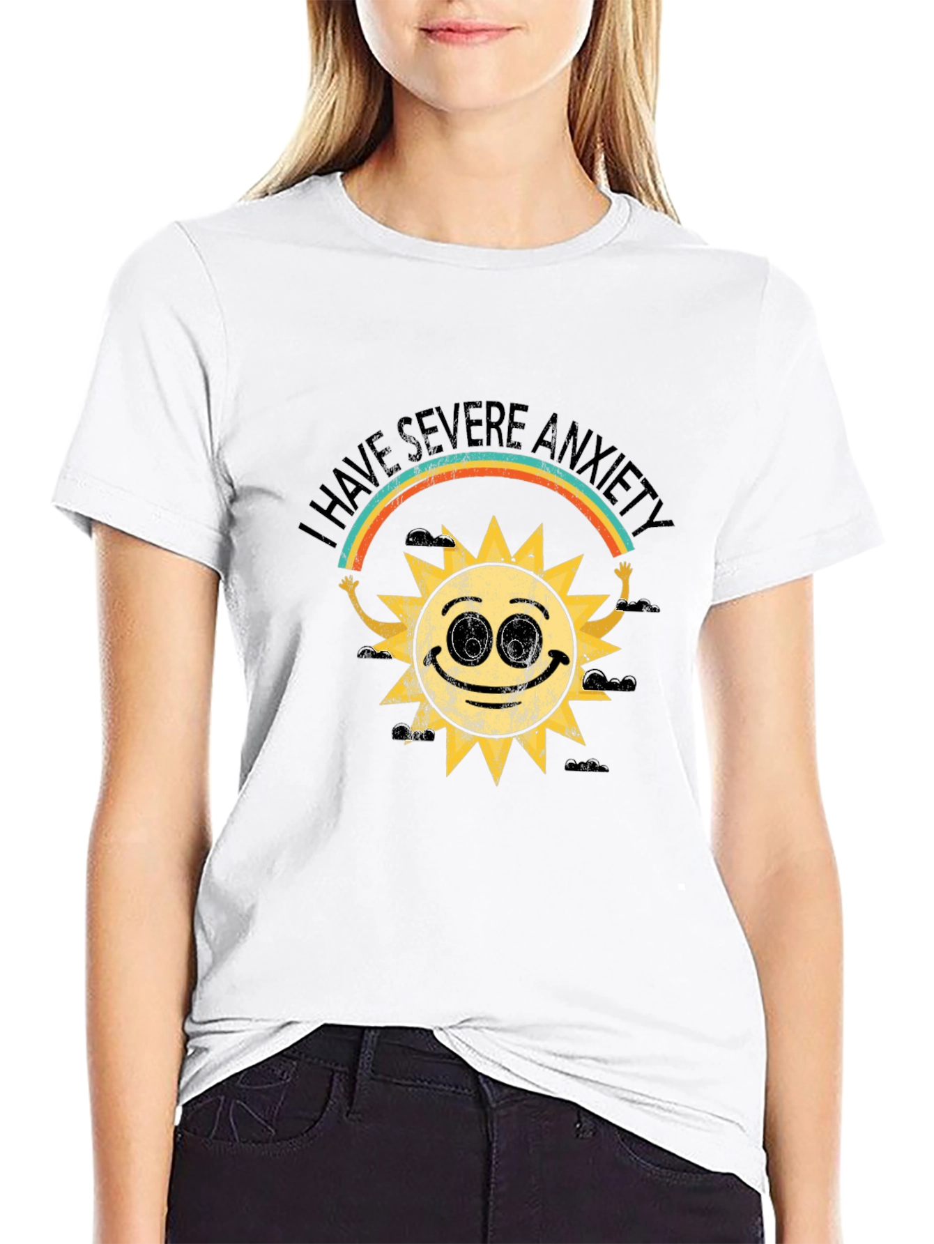 I Have Severe Anxiety T-Shirt - Unisex Black Tee