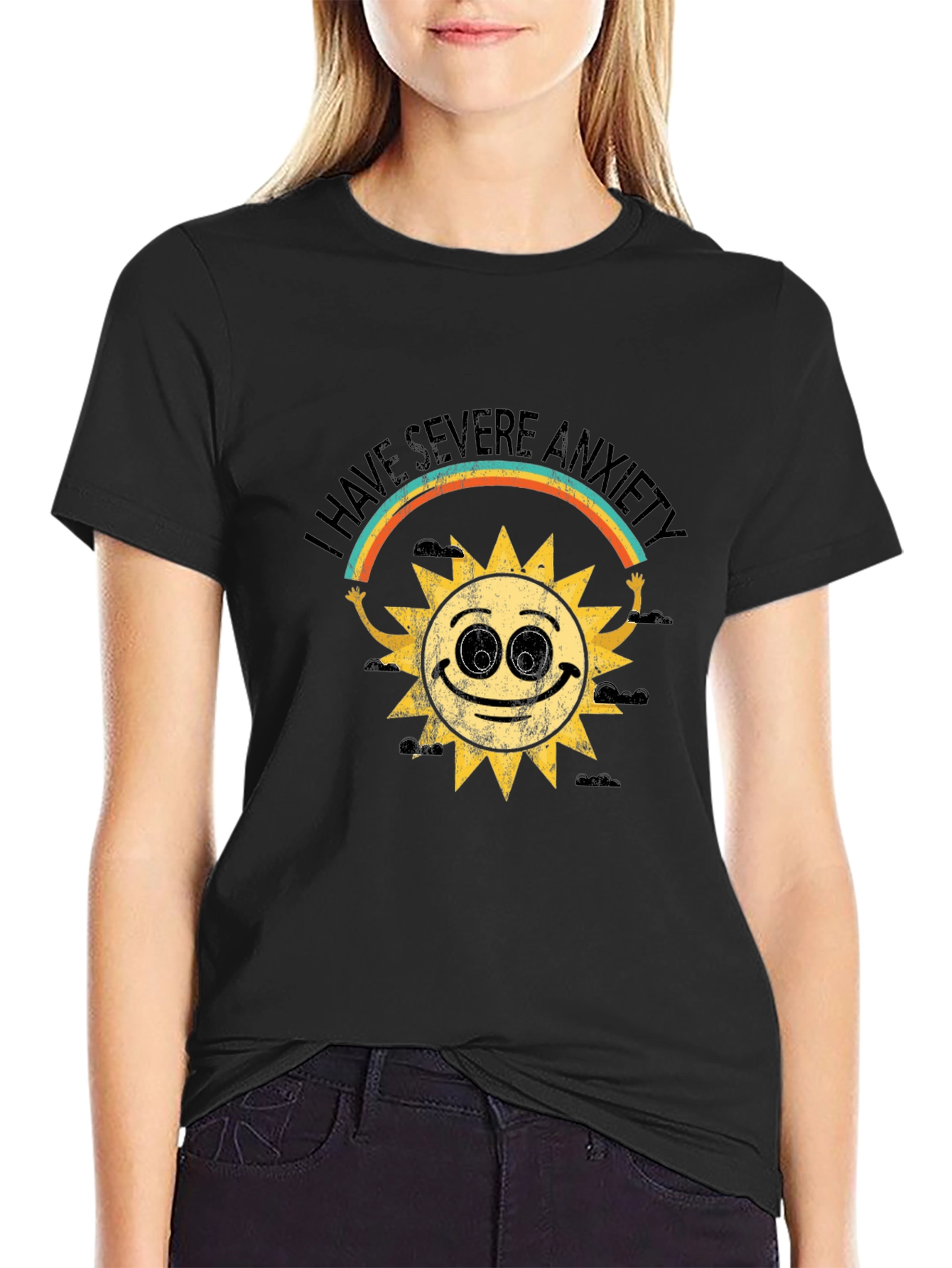I Have Severe Anxiety T-Shirt - Unisex Black Tee