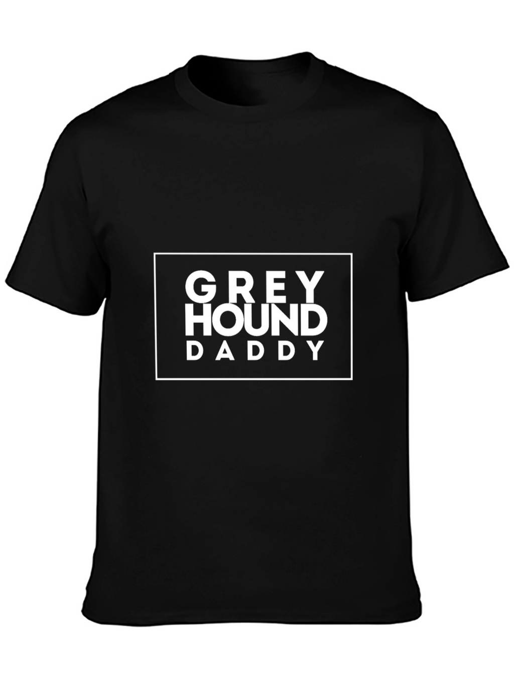 Greyhound Daddy Black T-Shirt