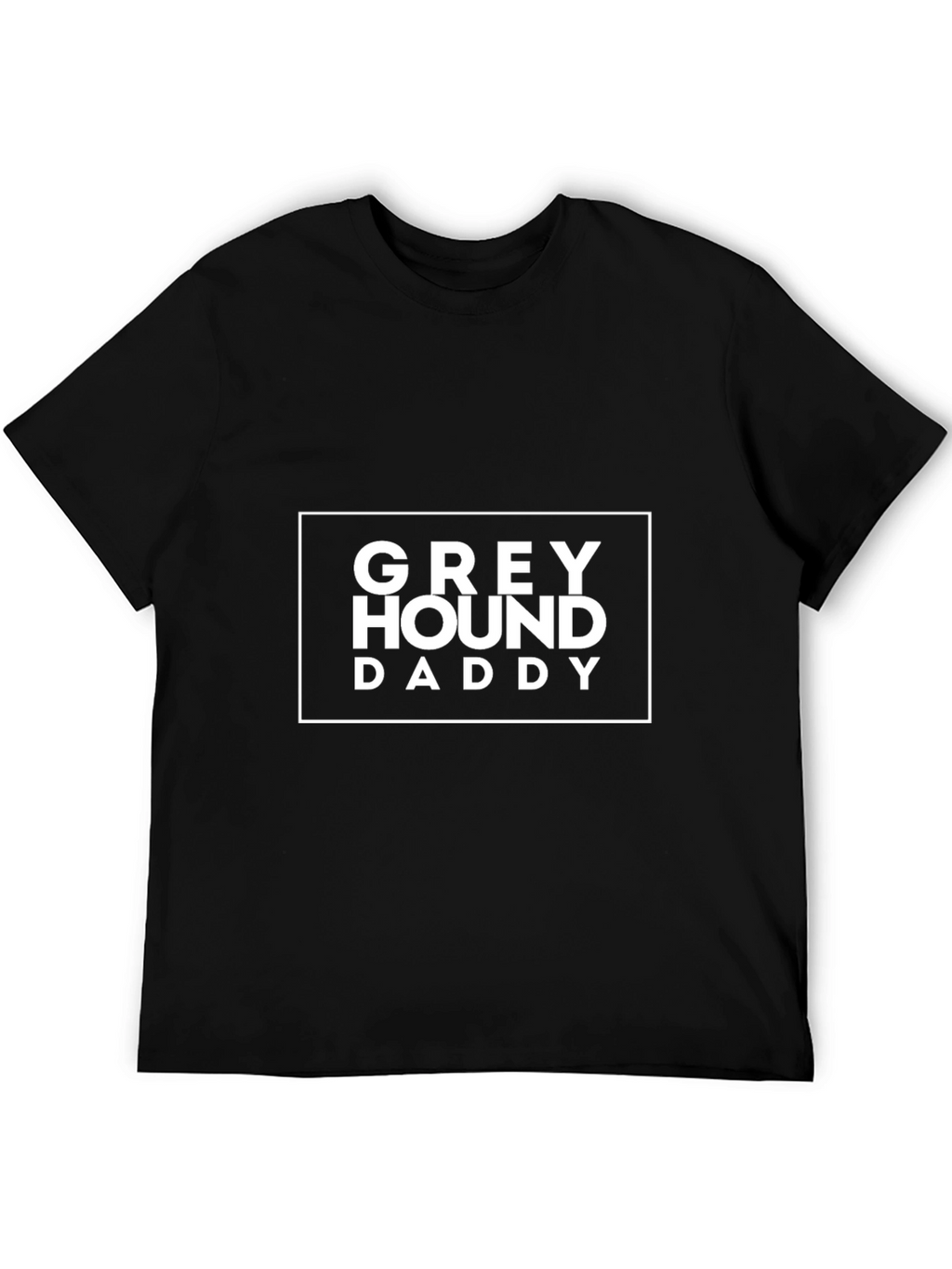 Greyhound Daddy Black T-Shirt