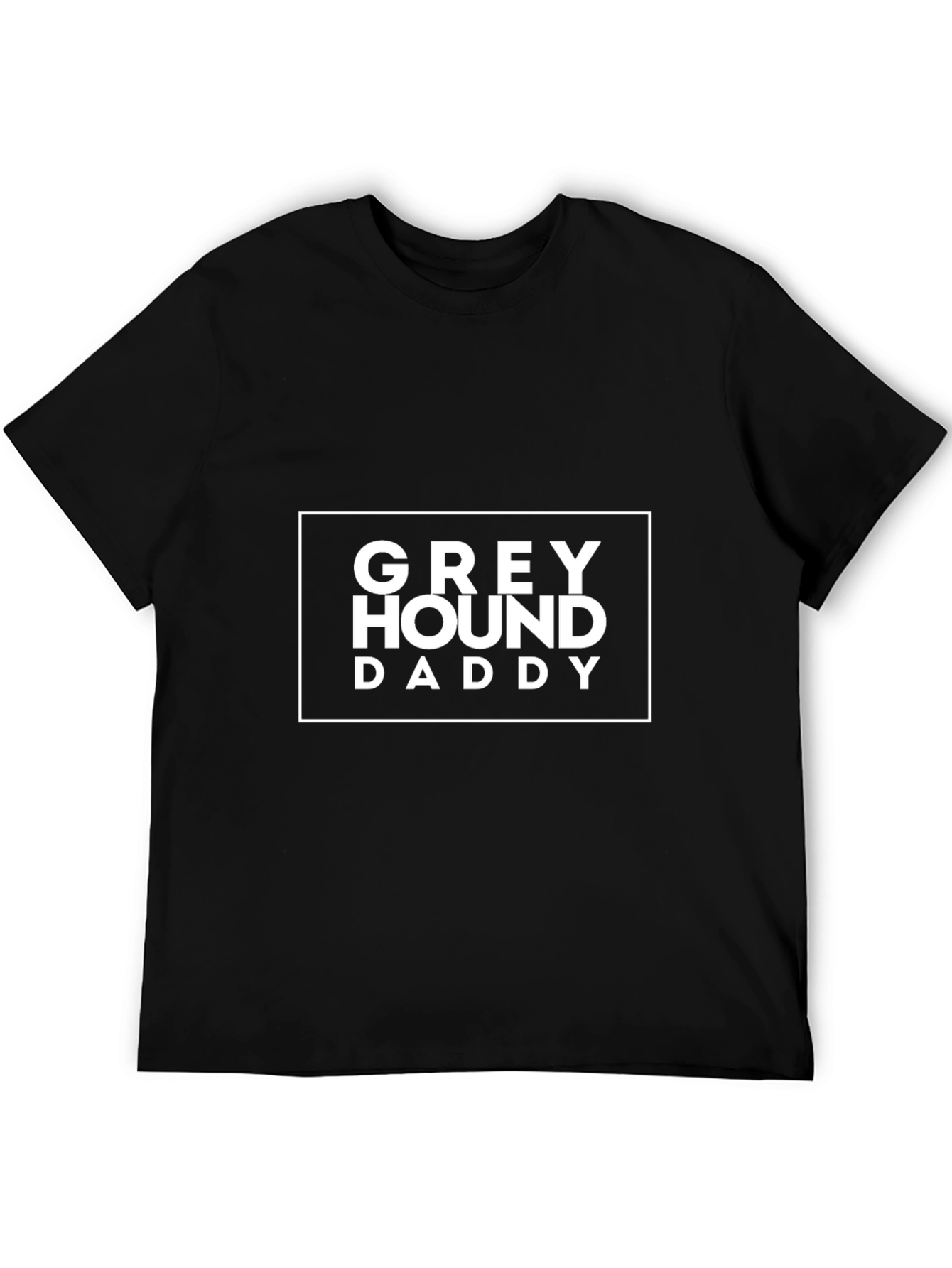 Greyhound Daddy Black T-Shirt