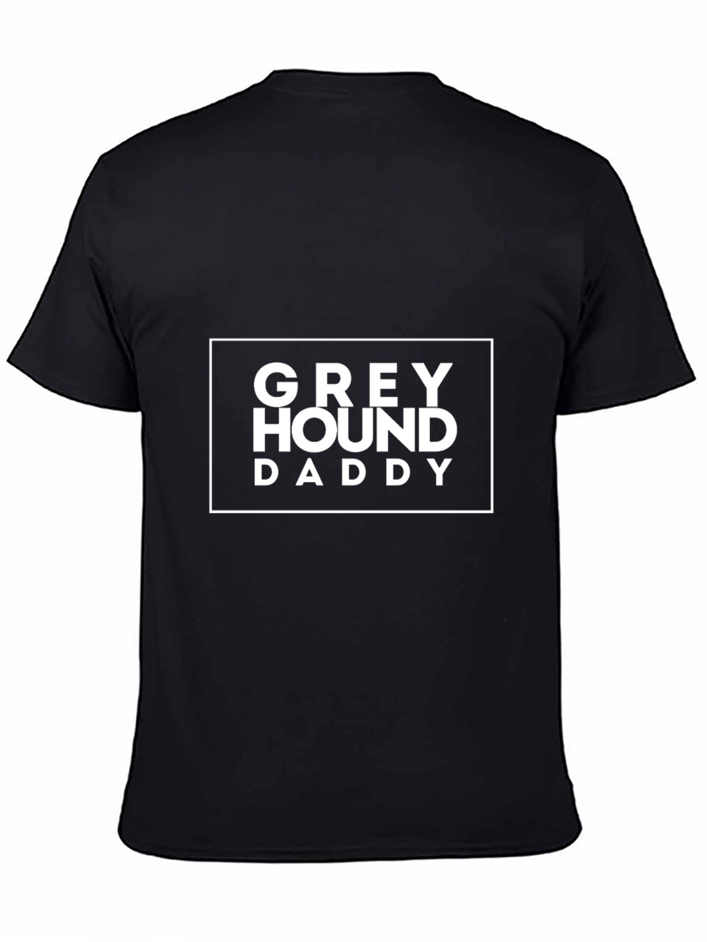 Greyhound Daddy Black T-Shirt
