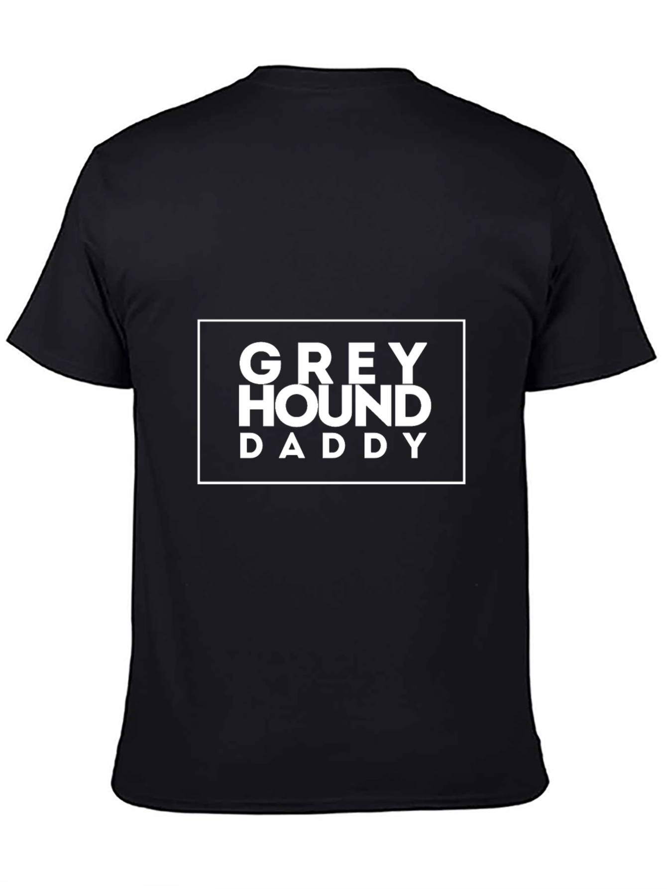 Greyhound Daddy Black T-Shirt