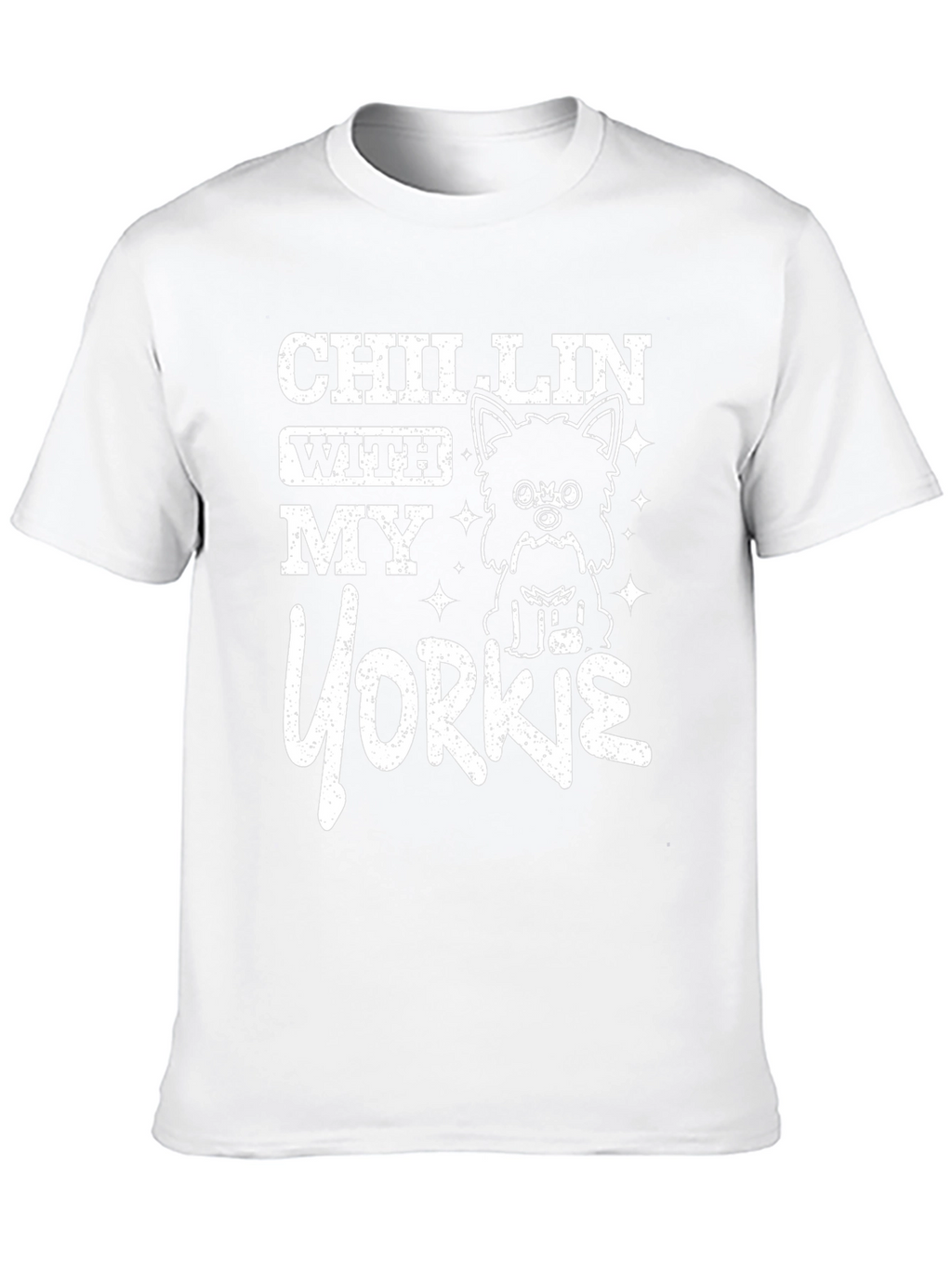 Chillin With My Yorkie Graphic Tee