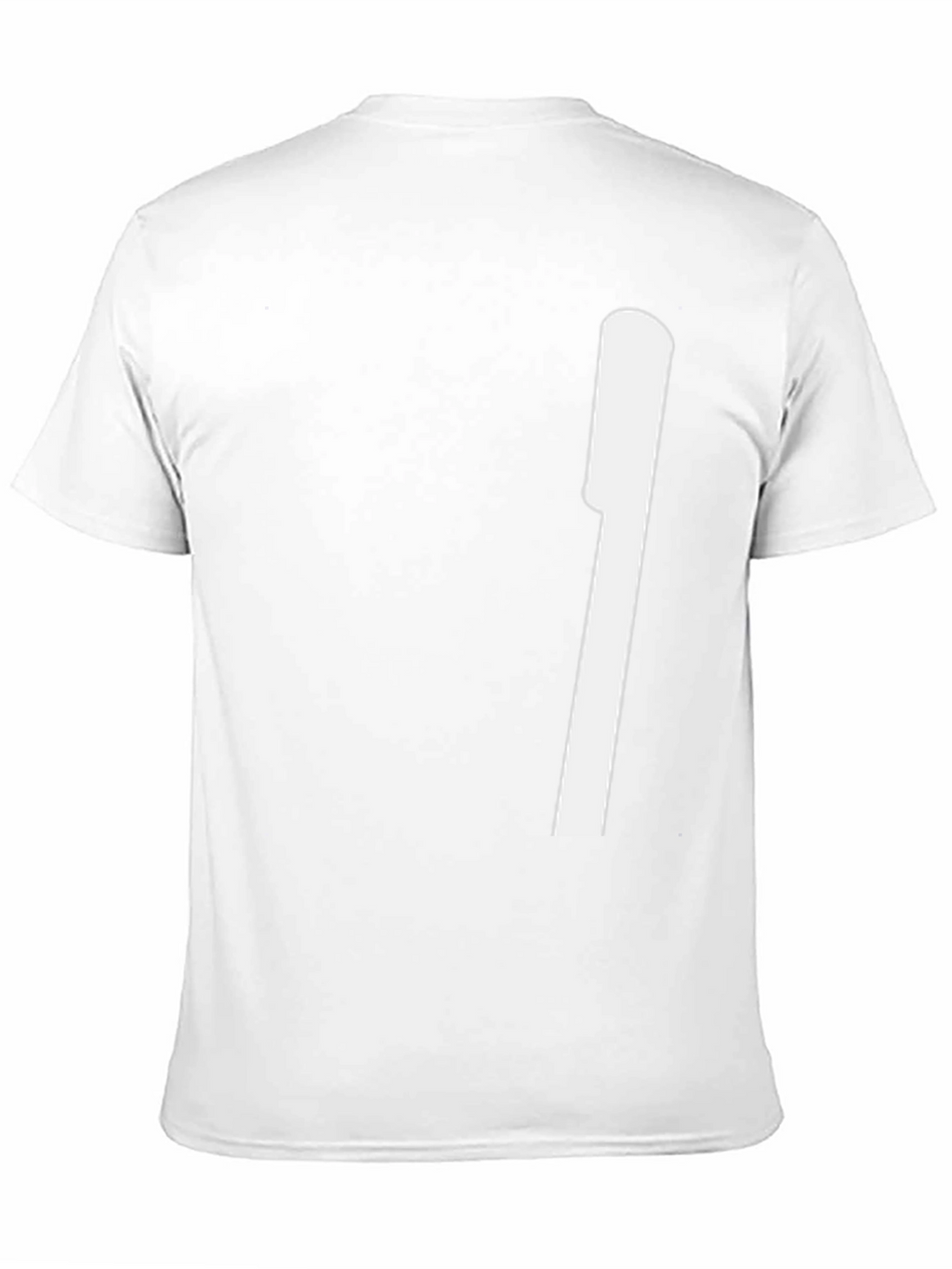 Modern Black Tee with Bold White Graphic