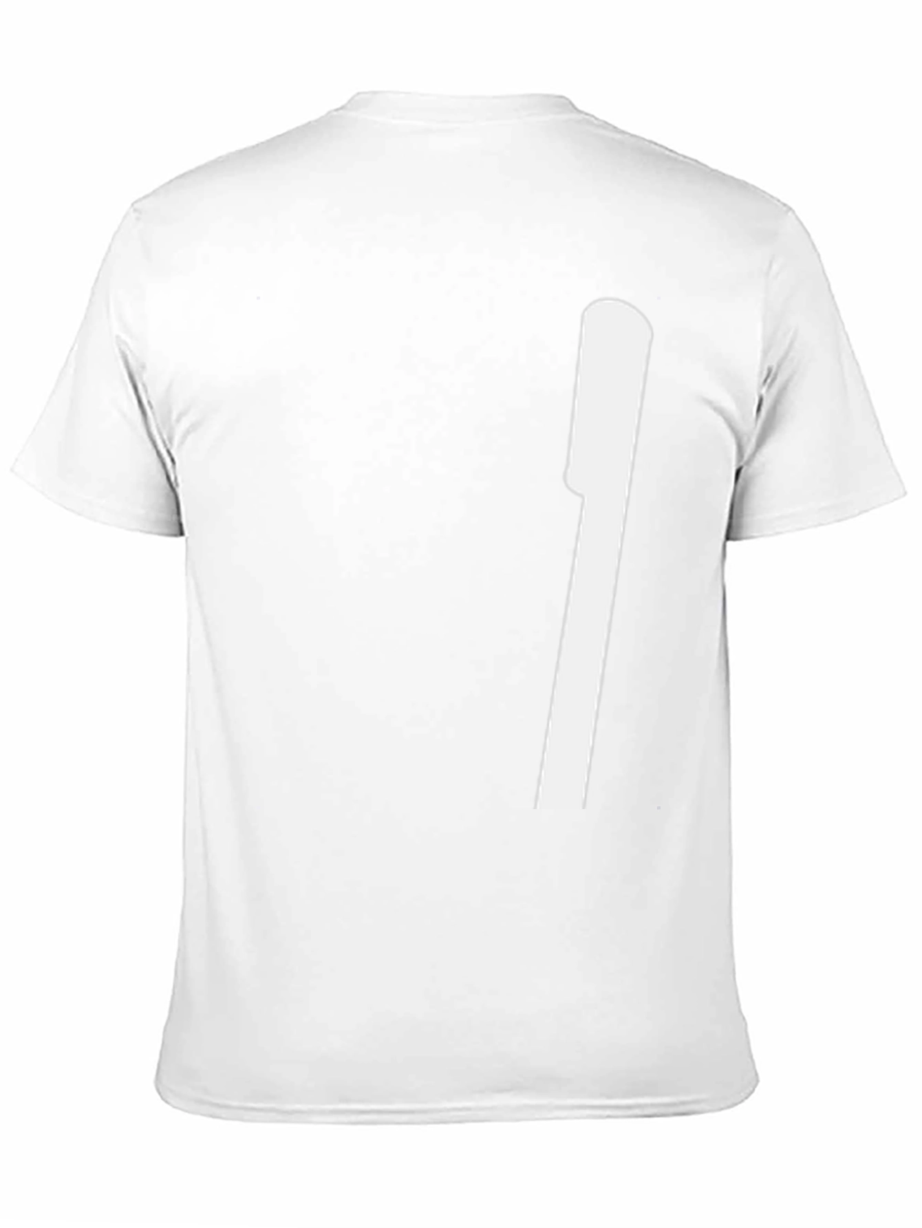 Modern Black Tee with Bold White Graphic