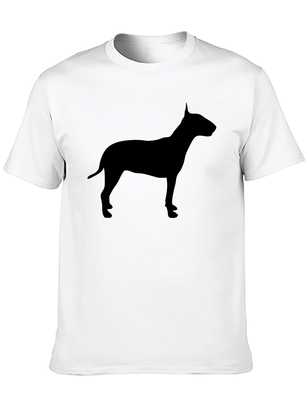 Bull Terrier Silhouette T-Shirt - Black
