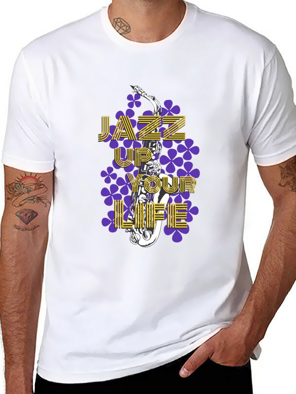 Jazz Up Your Life T-Shirt - Music Lover Tee