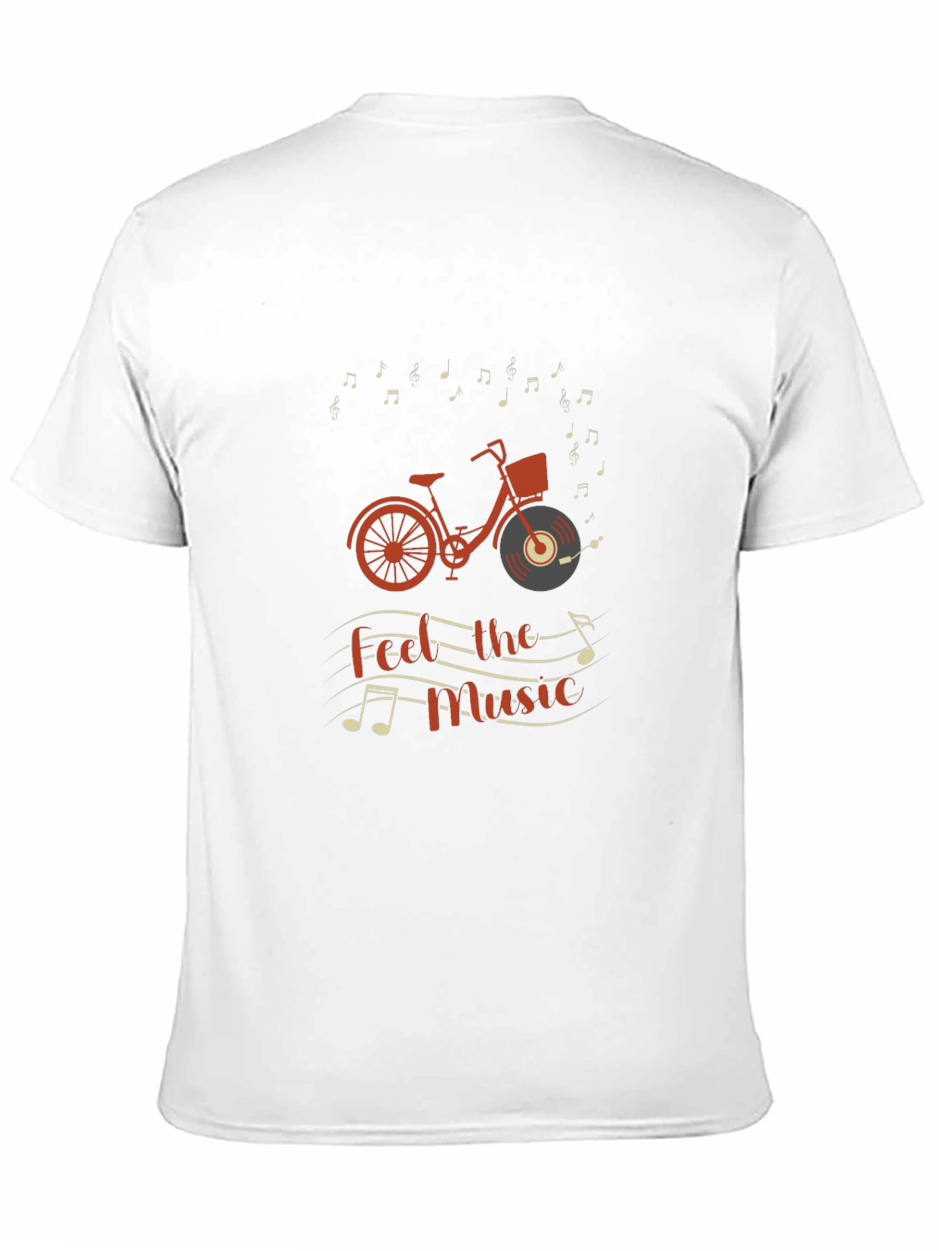 Music Lover Bicycle Graphic Tee