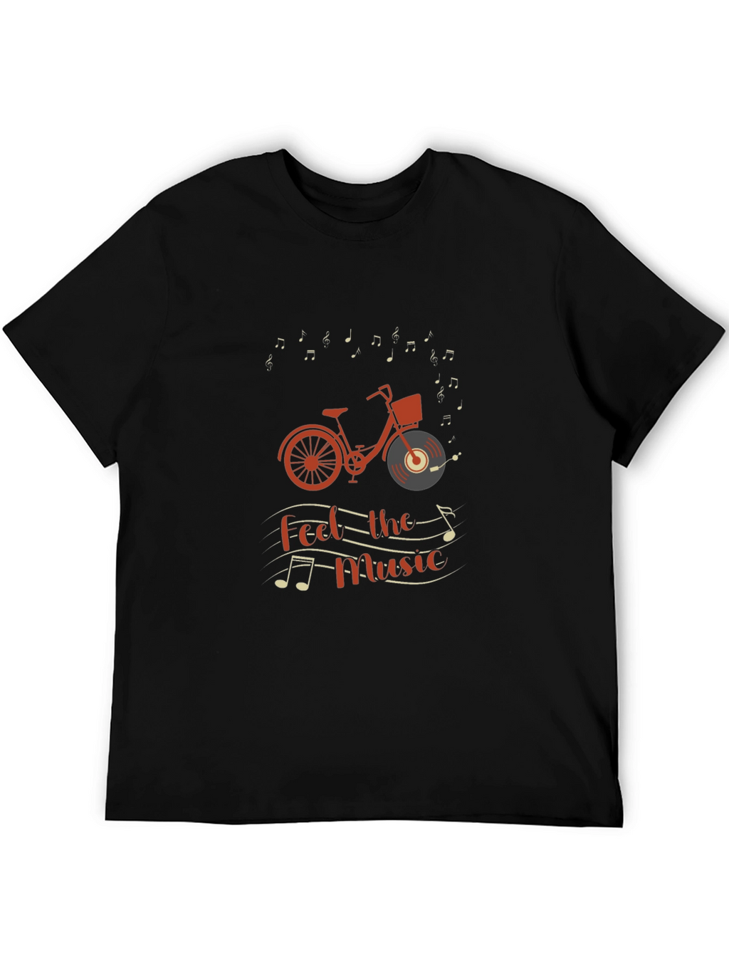 Music Lover Bicycle Graphic Tee