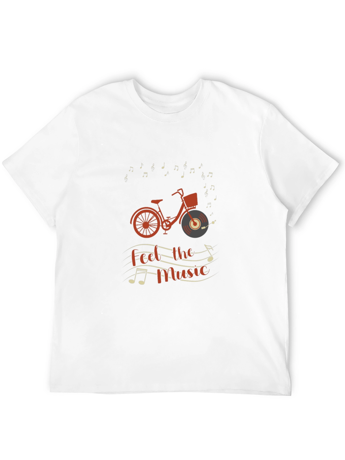 Music Lover Bicycle Graphic Tee
