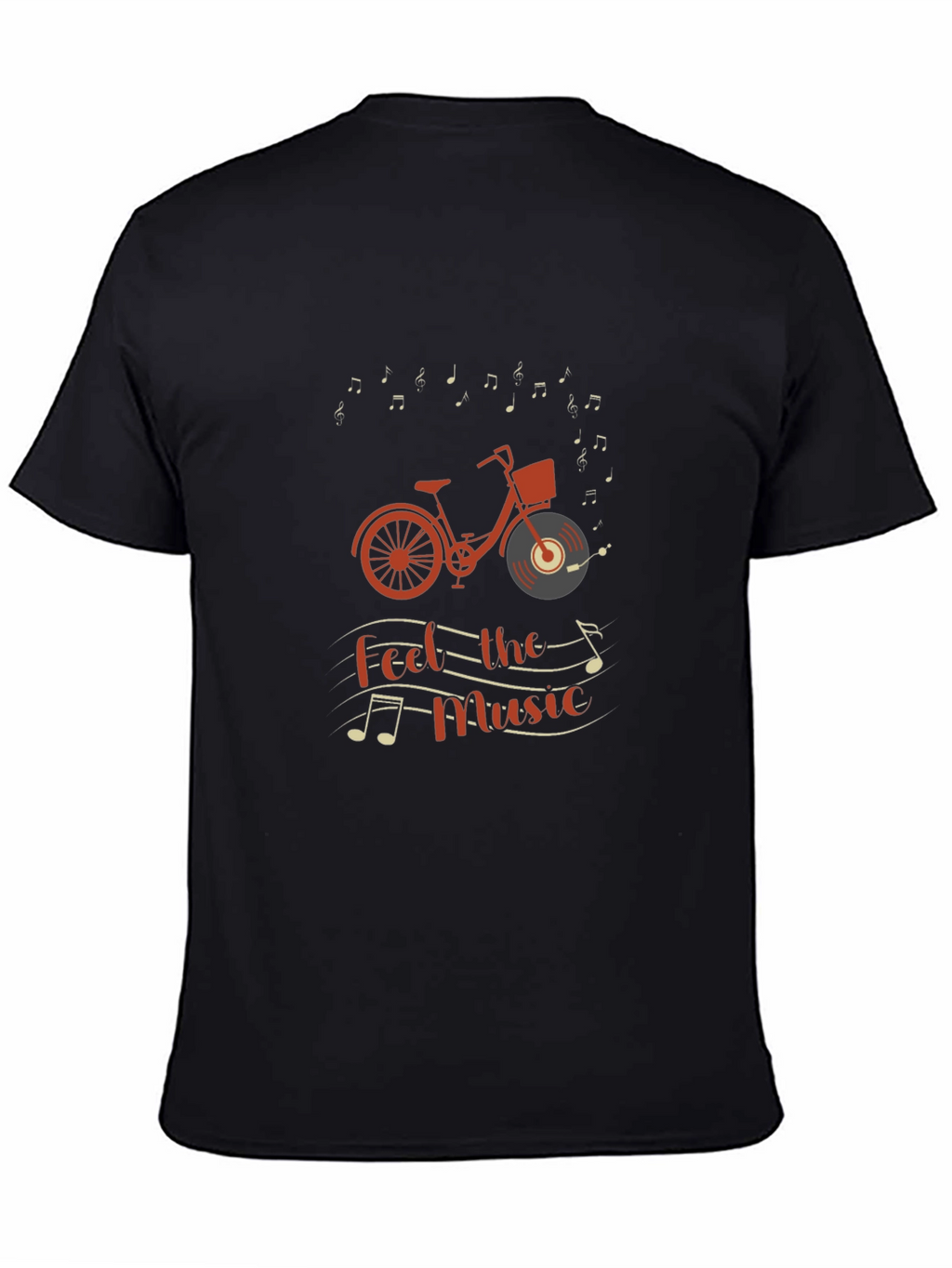 Music Lover Bicycle Graphic Tee