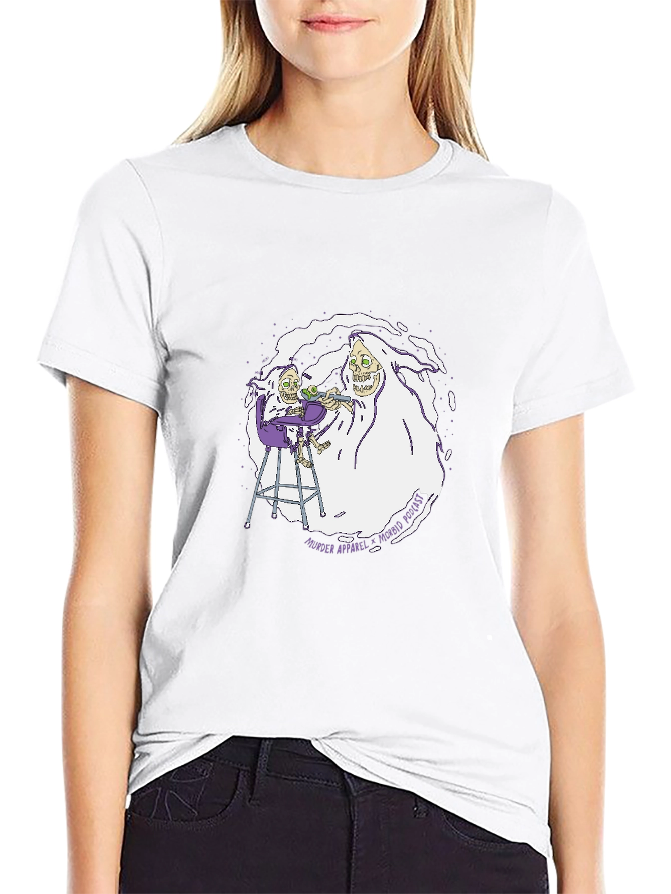 Morbidly Poetic Black Graphic T-Shirt