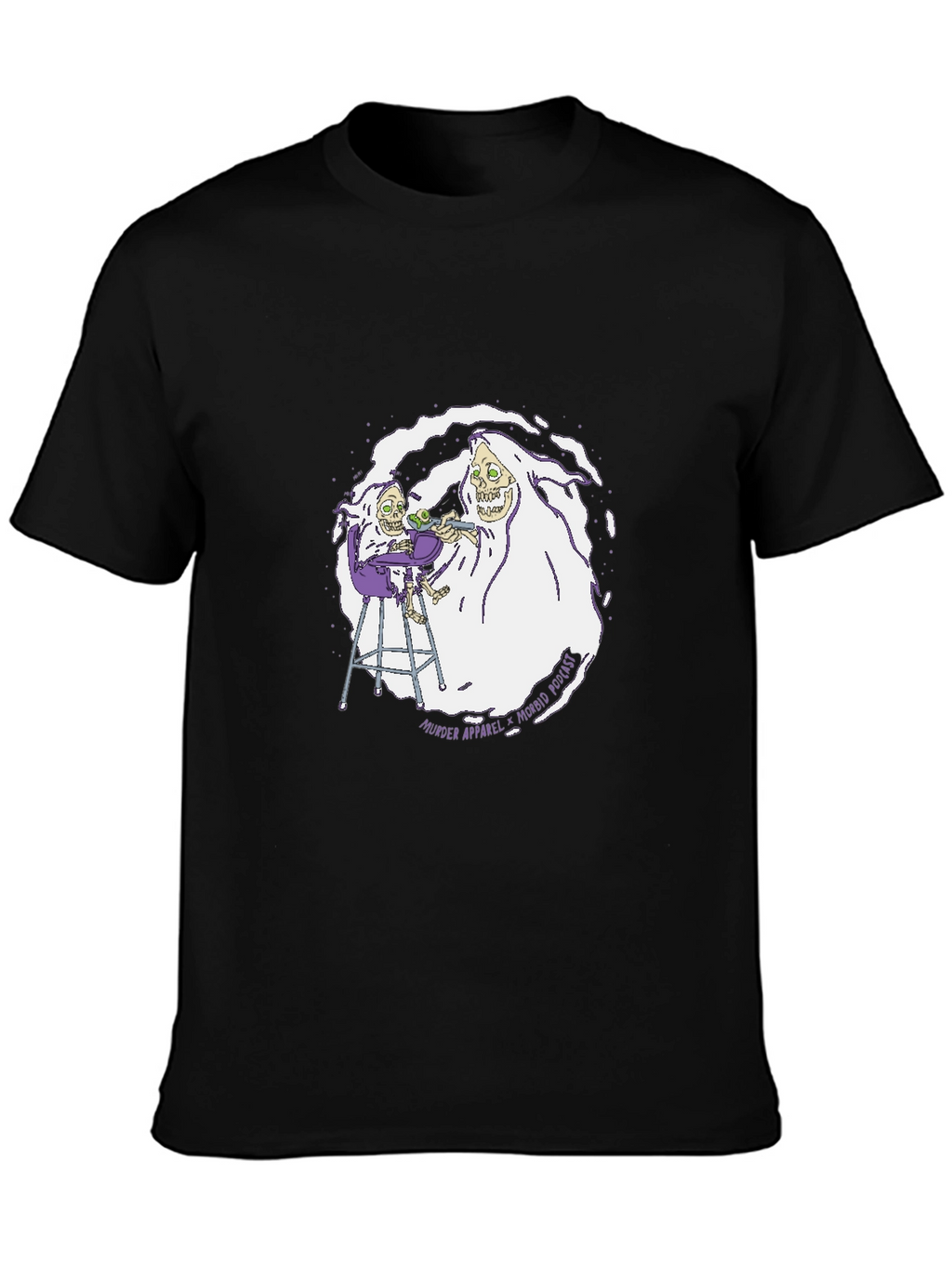 Morbidly Poetic Black Graphic T-Shirt