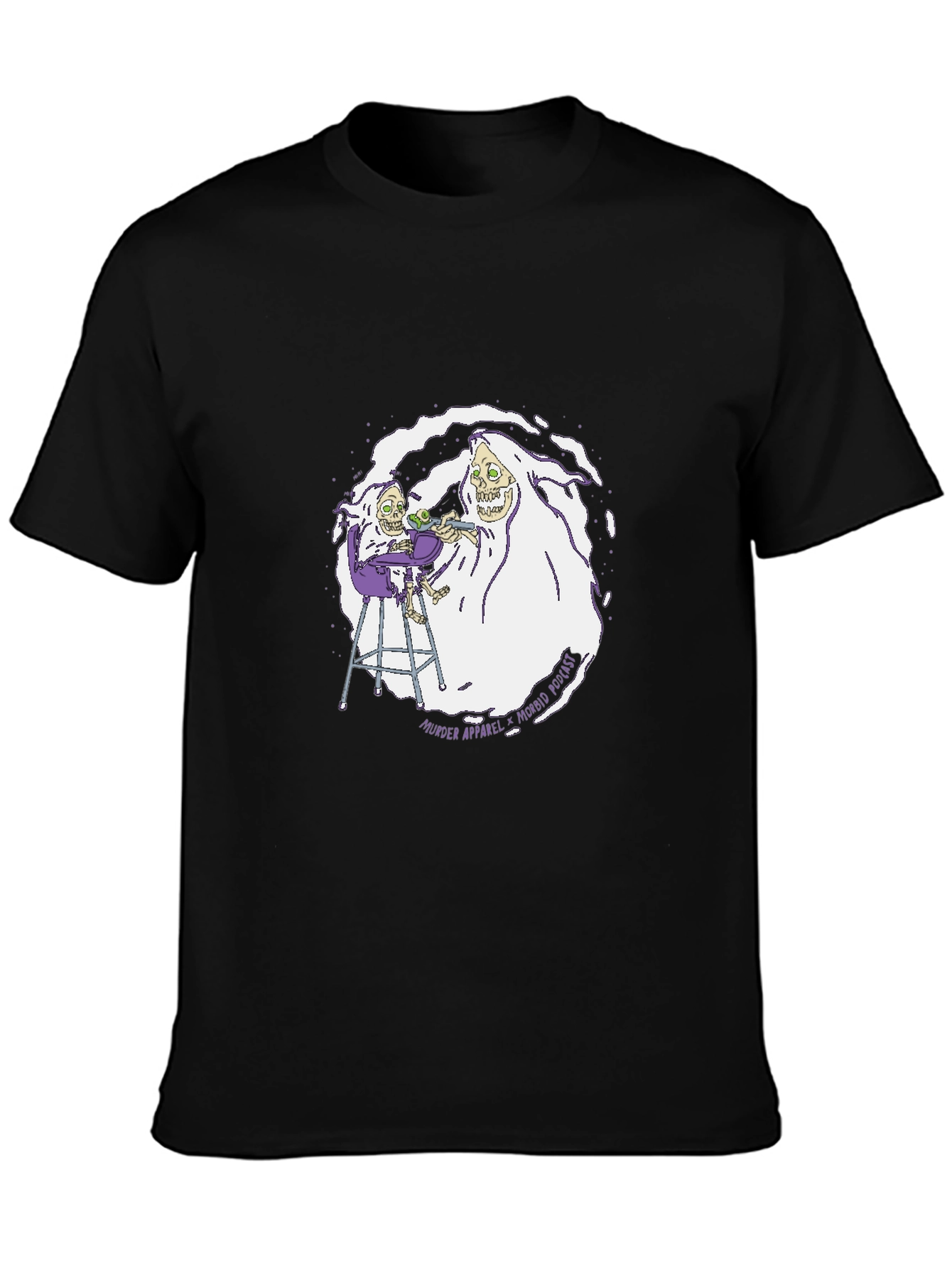 Morbidly Poetic Black Graphic T-Shirt