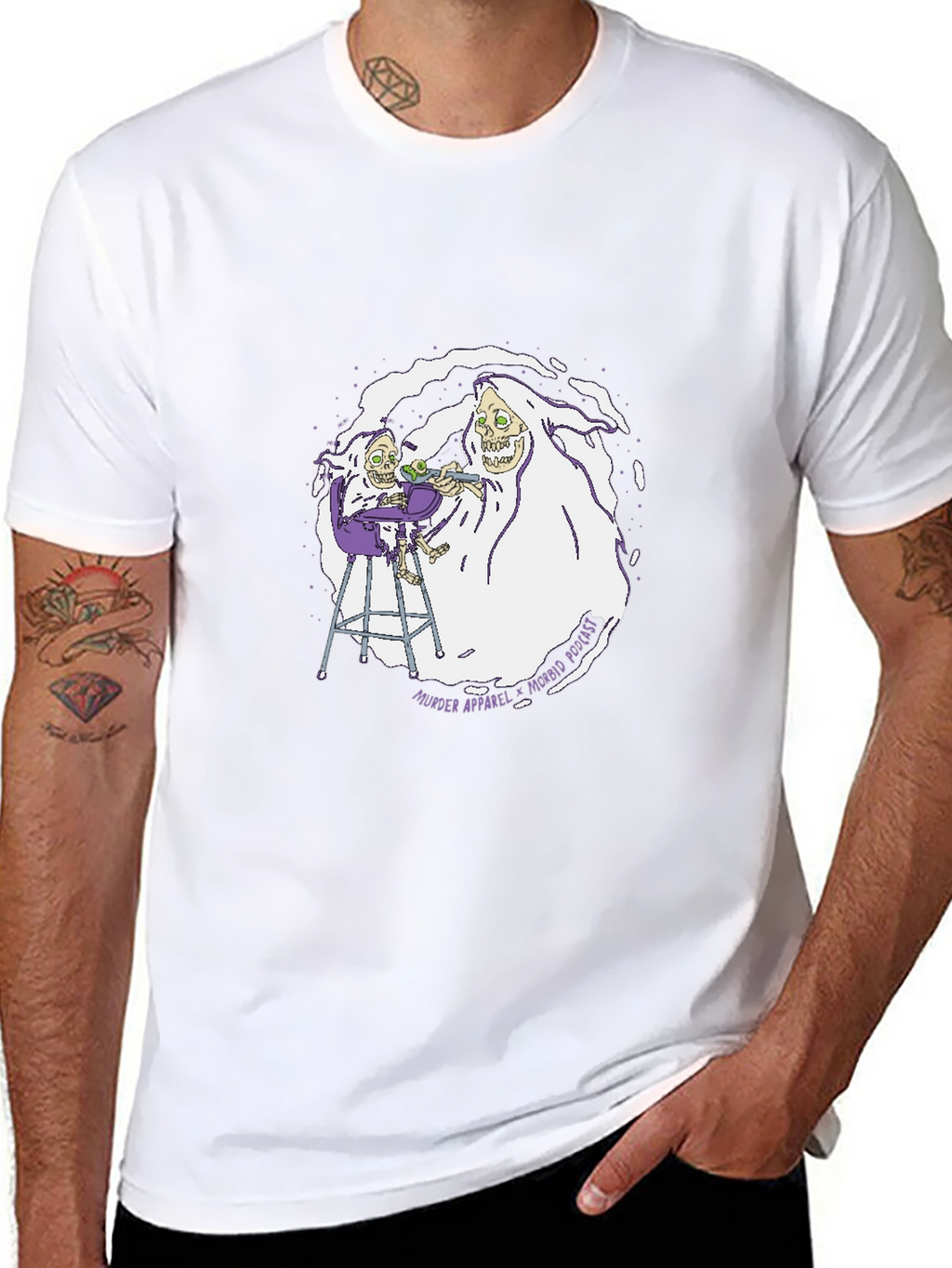 Morbidly Poetic Black Graphic T-Shirt