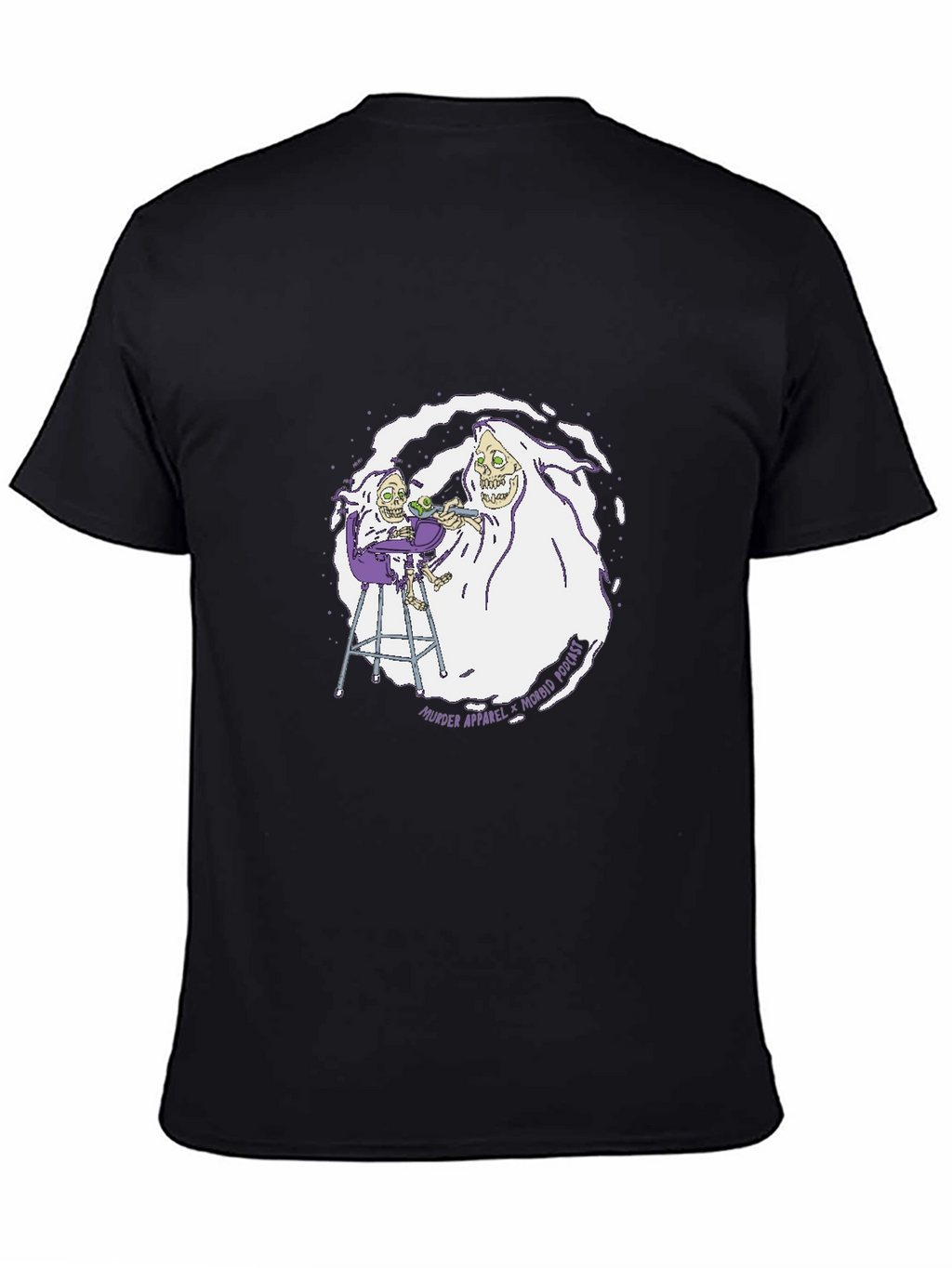 Morbidly Poetic Black Graphic T-Shirt