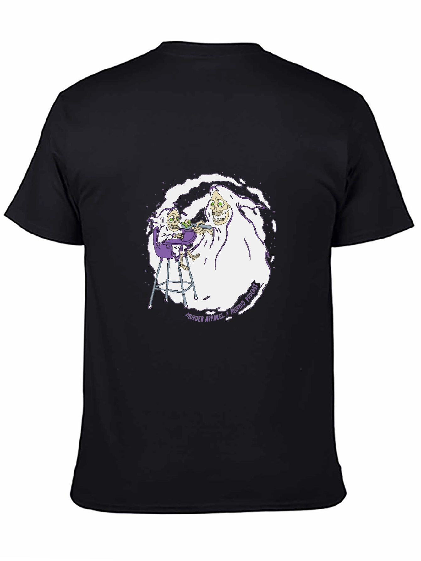 Morbidly Poetic Black Graphic T-Shirt