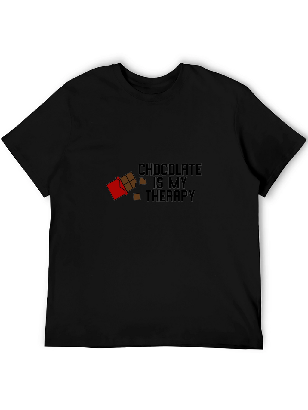 Chocolate Therapy T-Shirt - Funny Graphic Tee