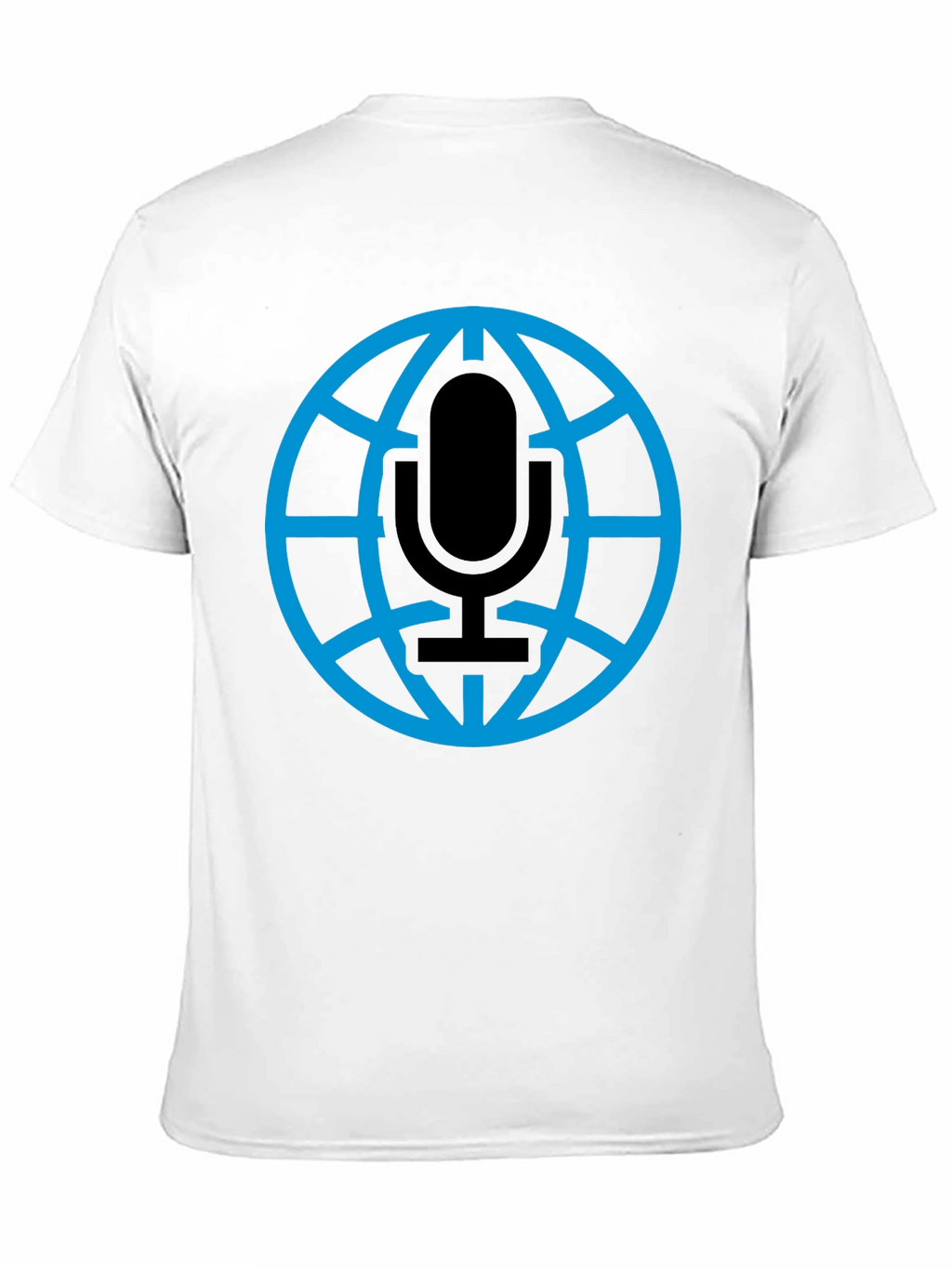 Globe Microphone Graphic Tee - Black