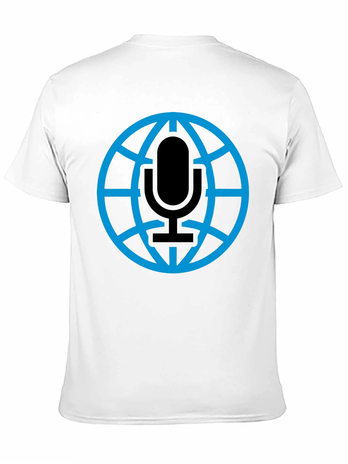 Globe Microphone Graphic Tee - Black