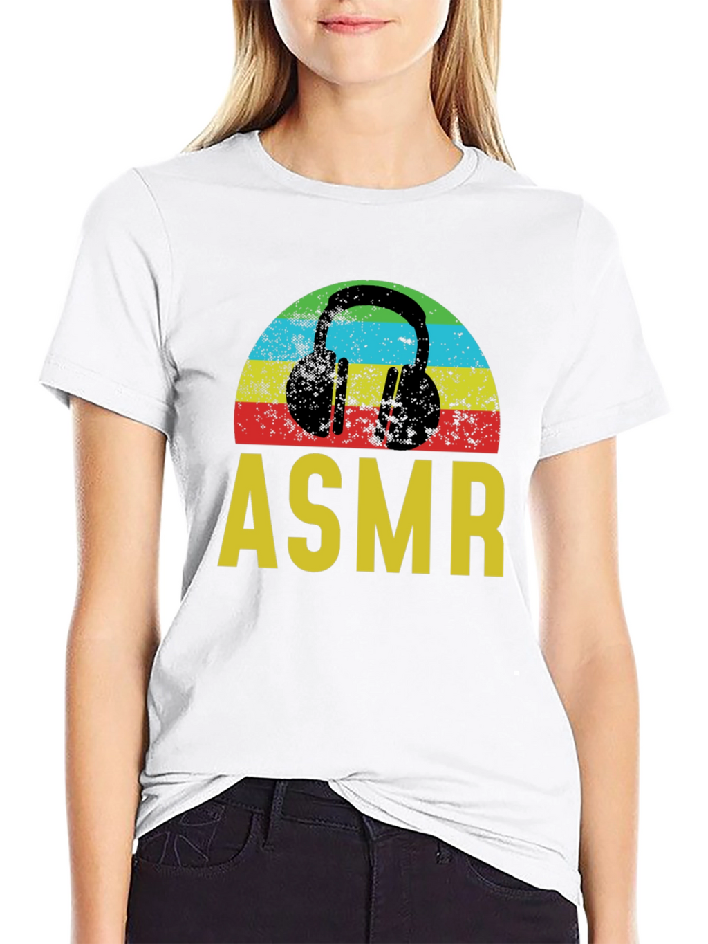 ASMR Headphone Graphic T-Shirt - Relaxing Vibes!