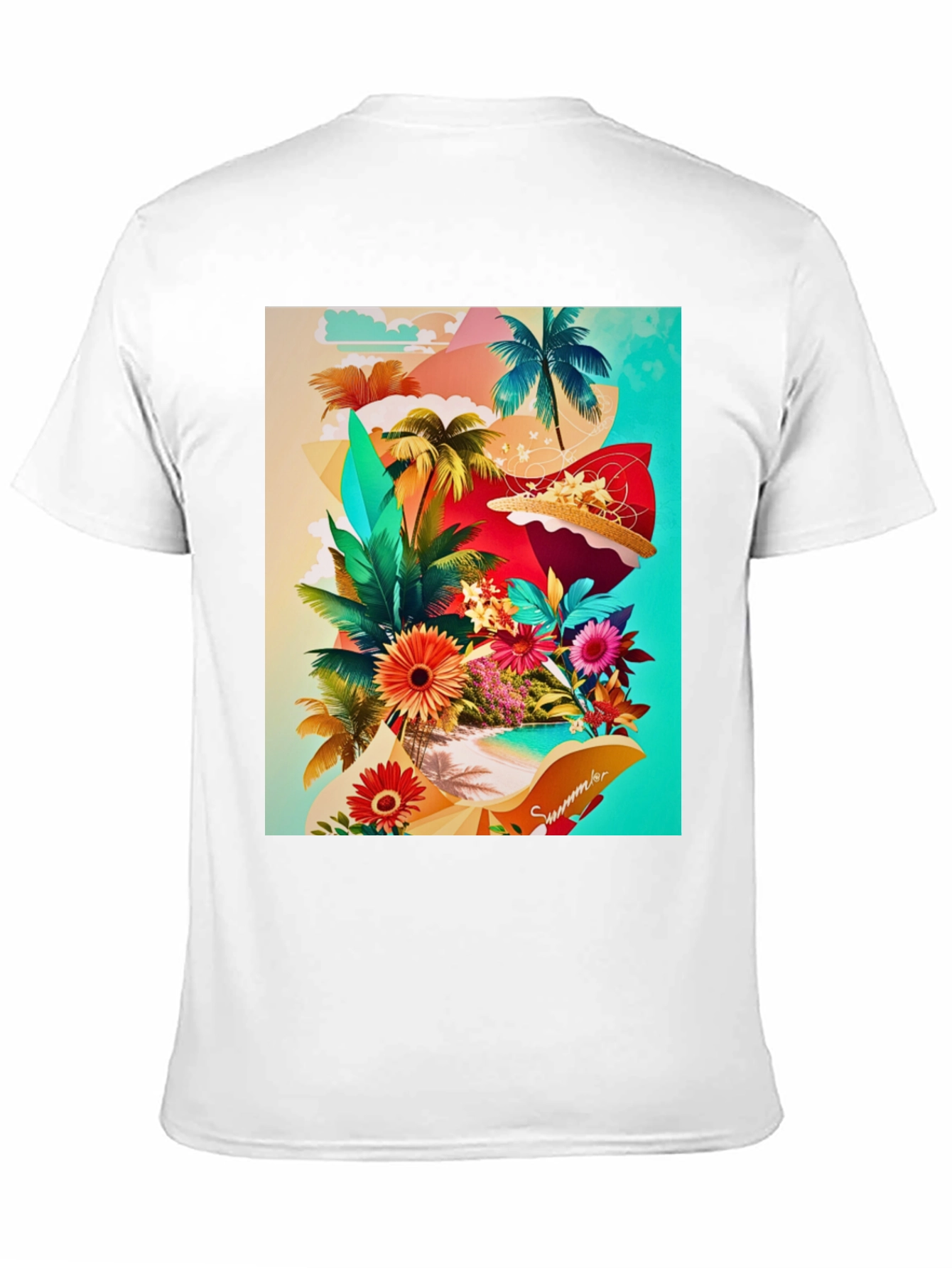 Tropical Summer Graphic T-Shirt