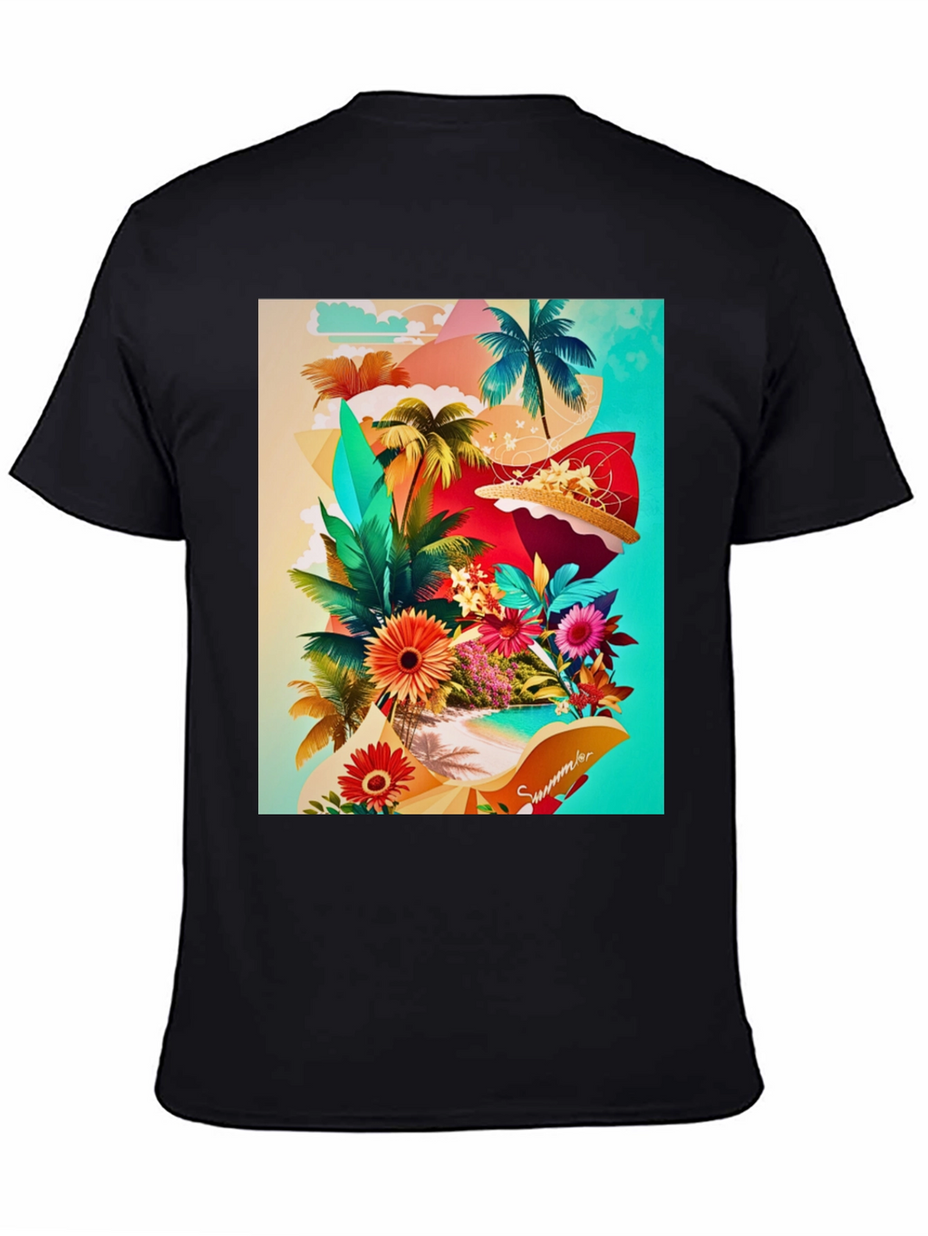 Tropical Summer Graphic T-Shirt