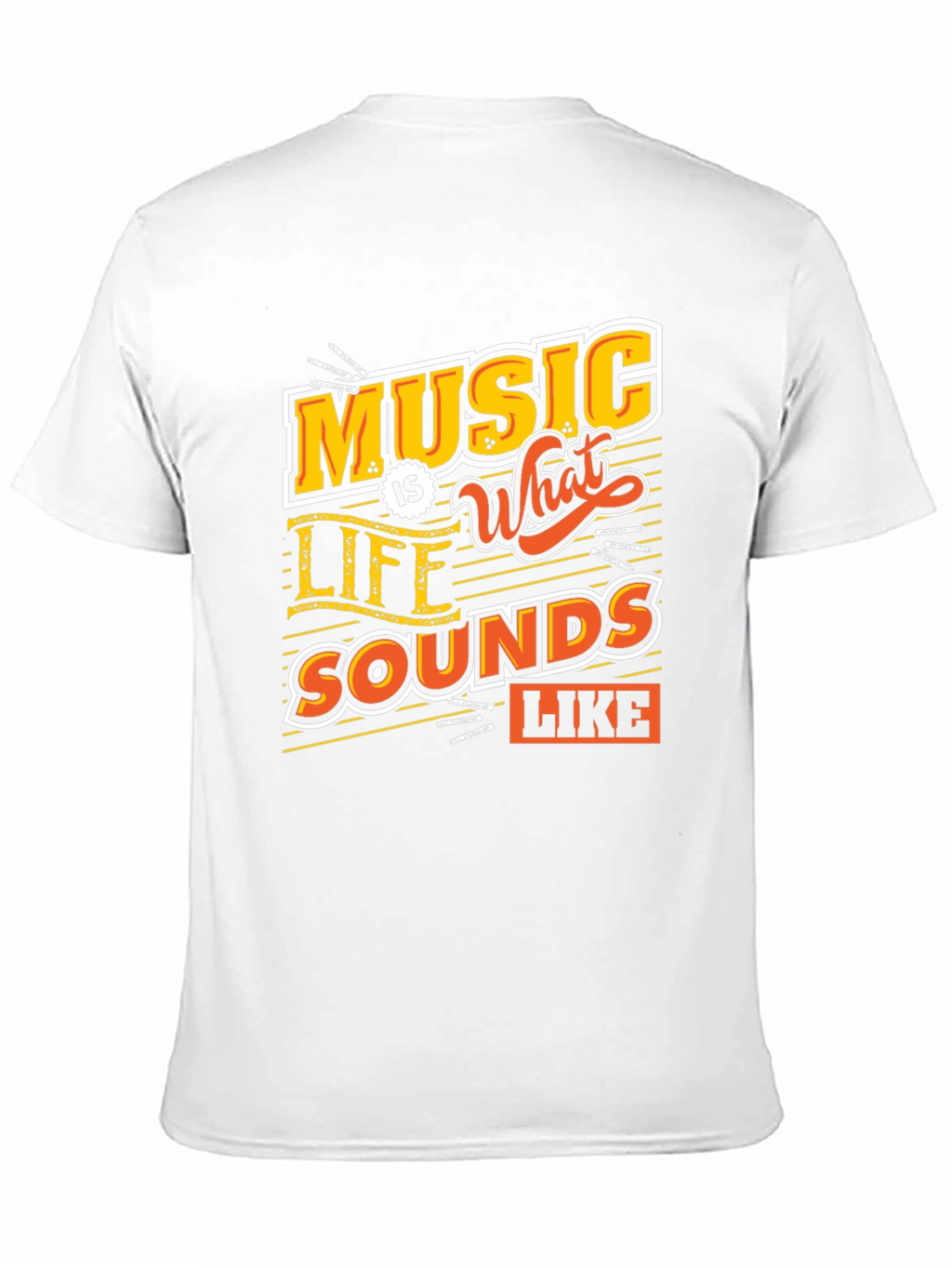 Music is What Life Sounds Like Graphic Tee