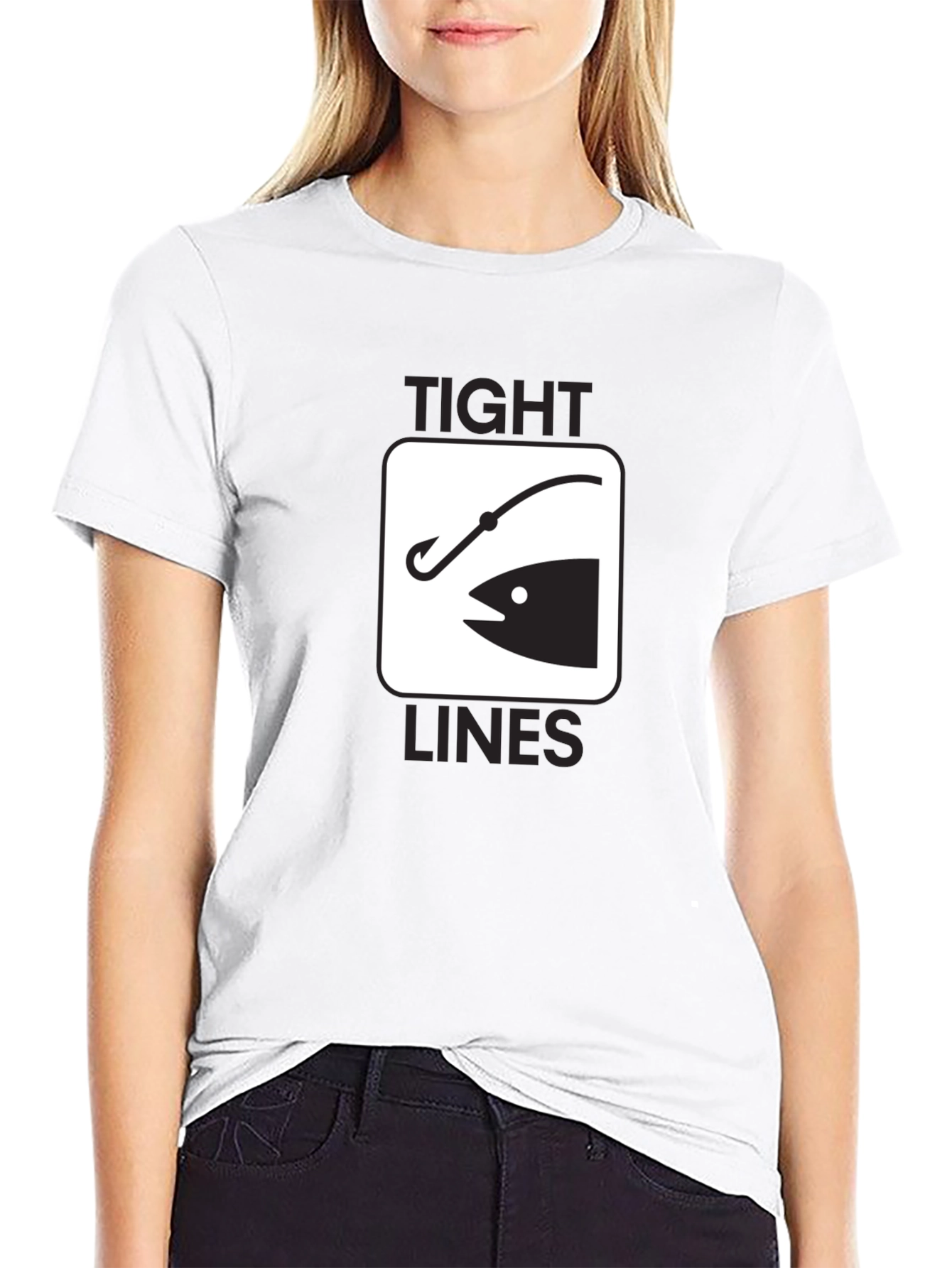 Tight Lines Fishing Graphic T-Shirt