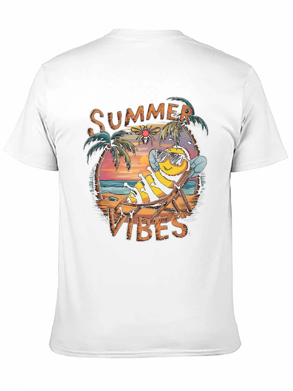 Summer Vibes Bee Graphic Tee