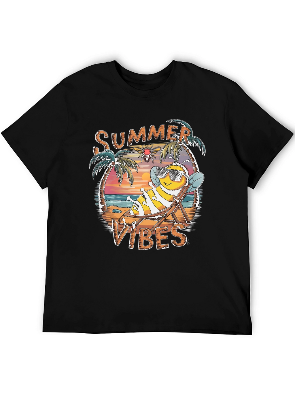 Summer Vibes Bee Graphic Tee