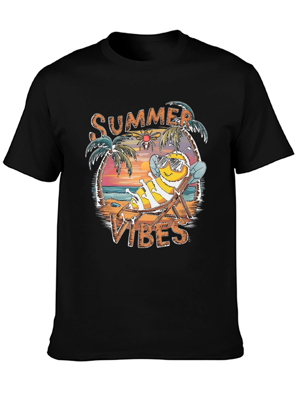 Summer Vibes Bee Graphic Tee