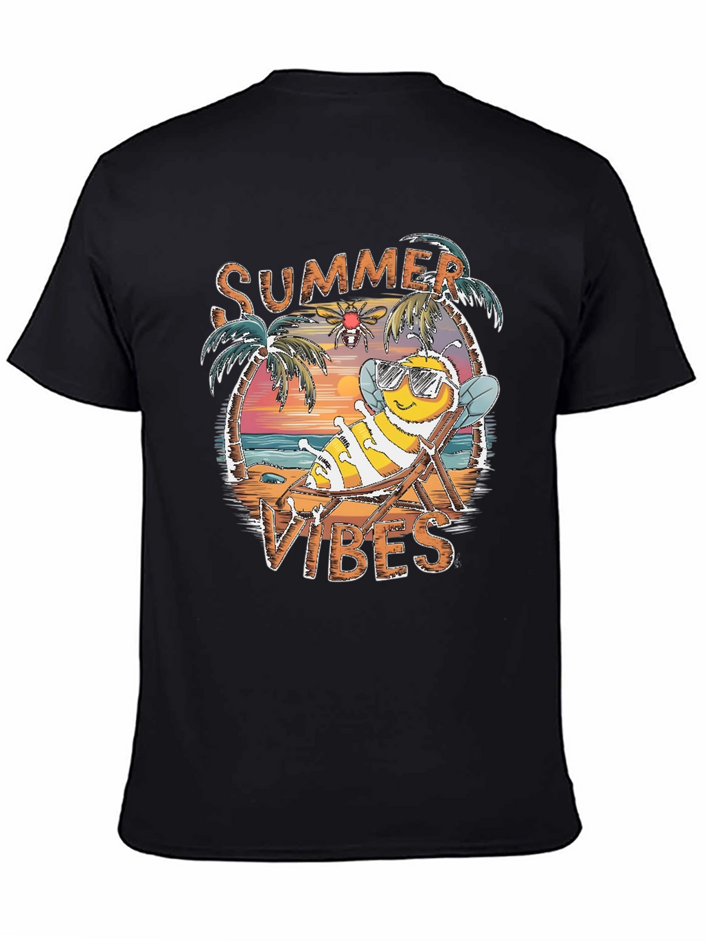 Summer Vibes Bee Graphic Tee