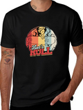 Lets Roll Skateboard Graphic T-Shirt
