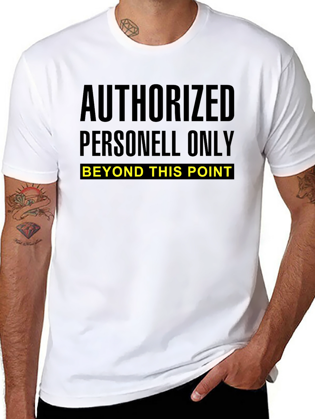 Authorized Personnel Only Graphic Tee