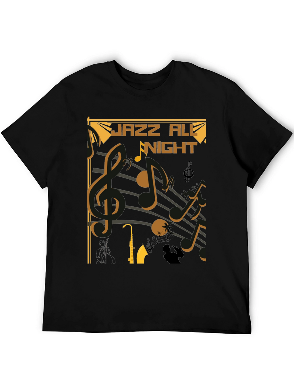 Jazz All Night Graphic T-Shirt
