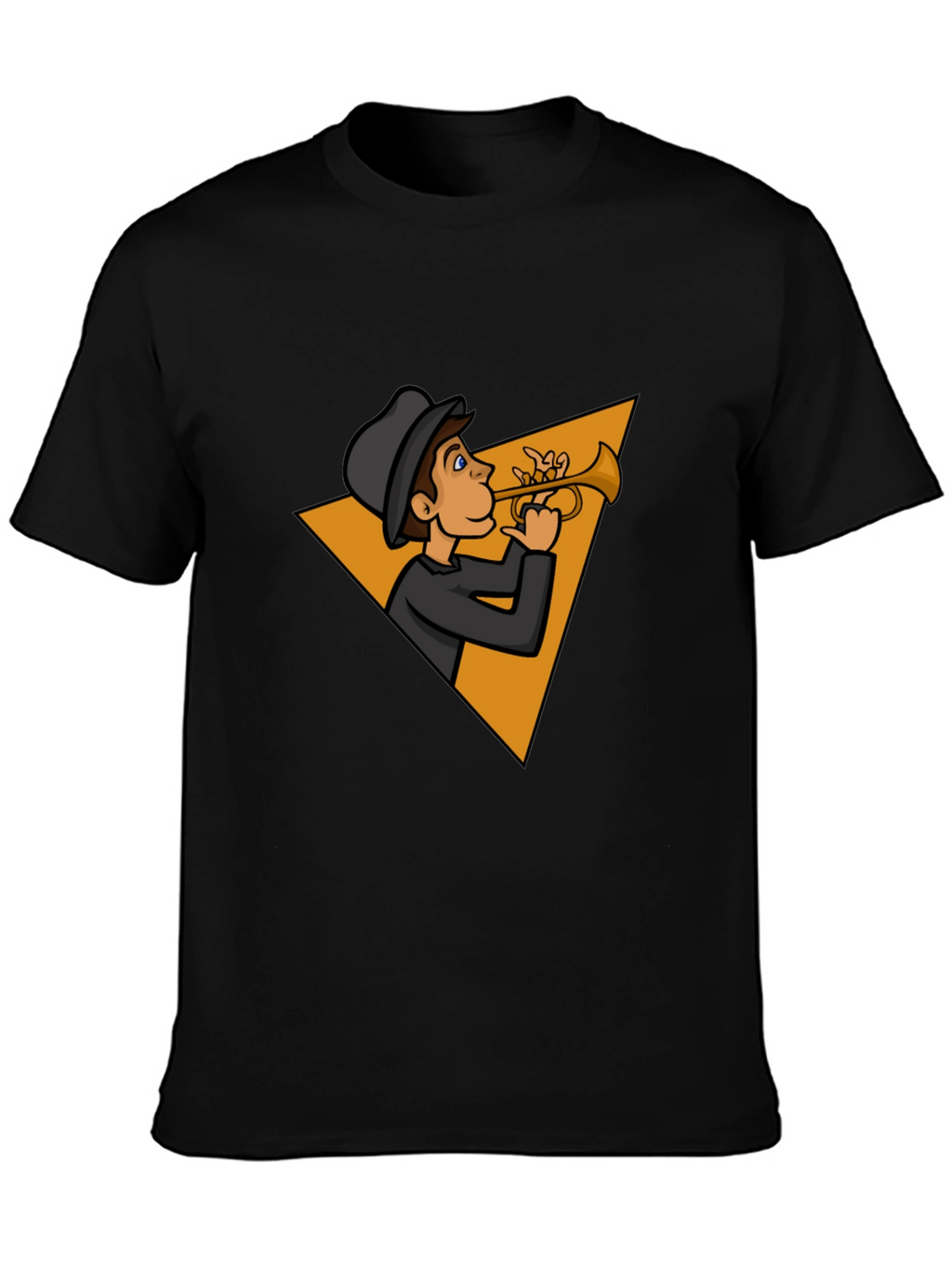 Jazz Man Trumpet Graphic Tee - Cool Musician T-Shirt