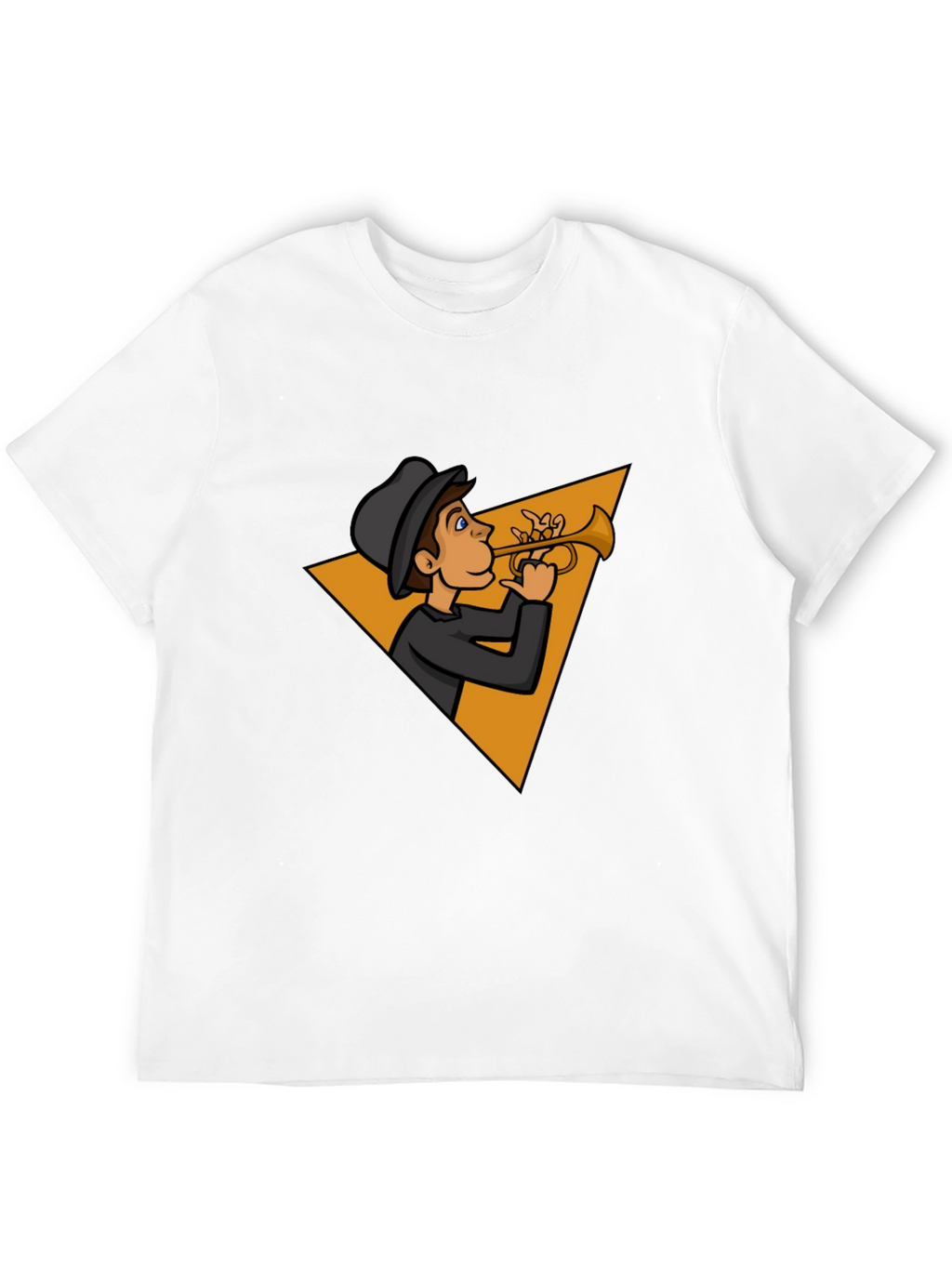 Jazz Man Trumpet Graphic Tee - Cool Musician T-Shirt