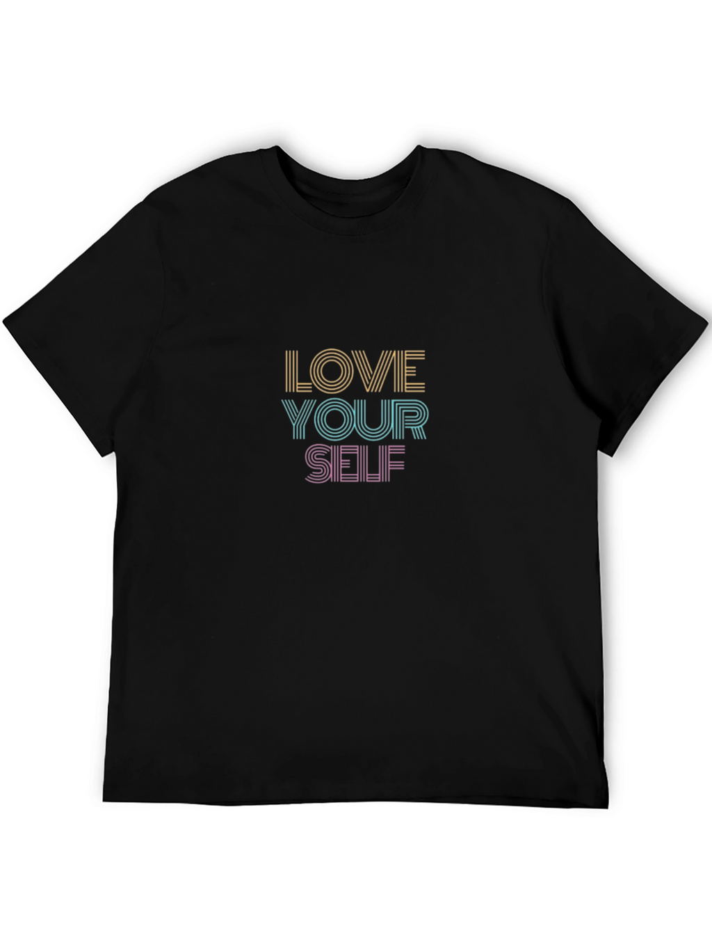 Love Yourself Graphic Tee - Stylish Black T-Shirt