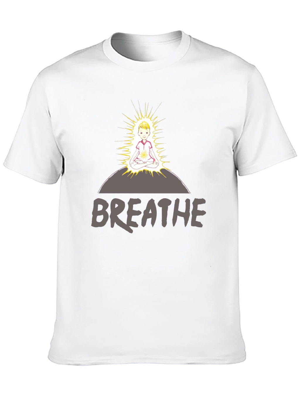 Breathe Meditation Graphic T-Shirt