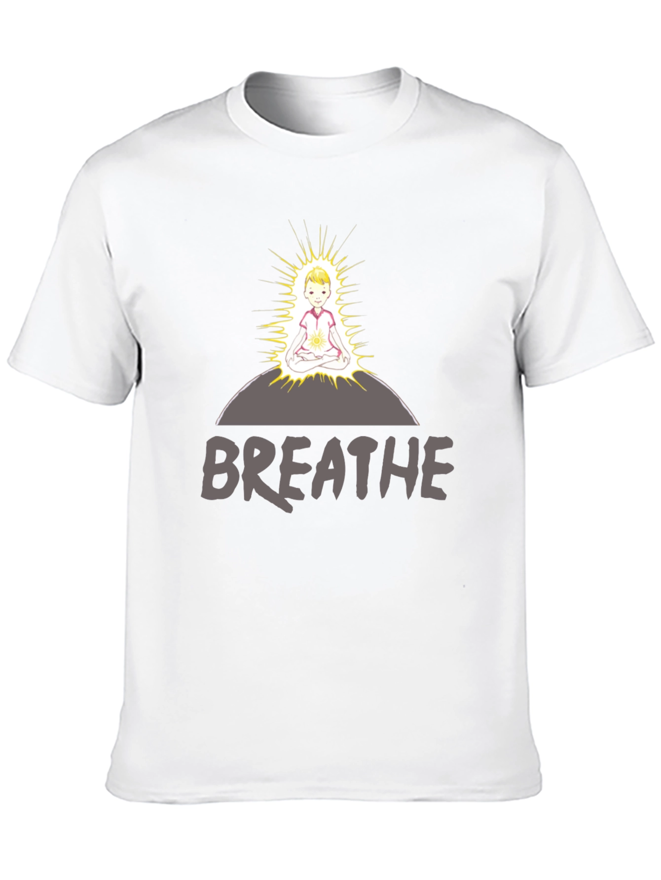 Breathe Meditation Graphic T-Shirt