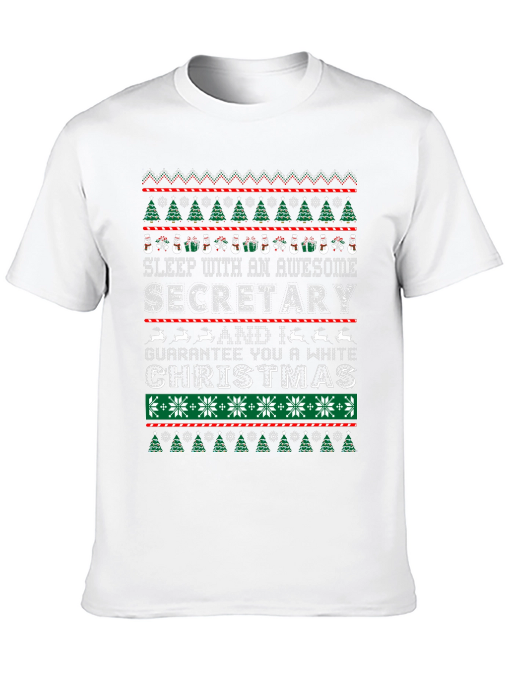 Awesome Secretary Christmas T-Shirt