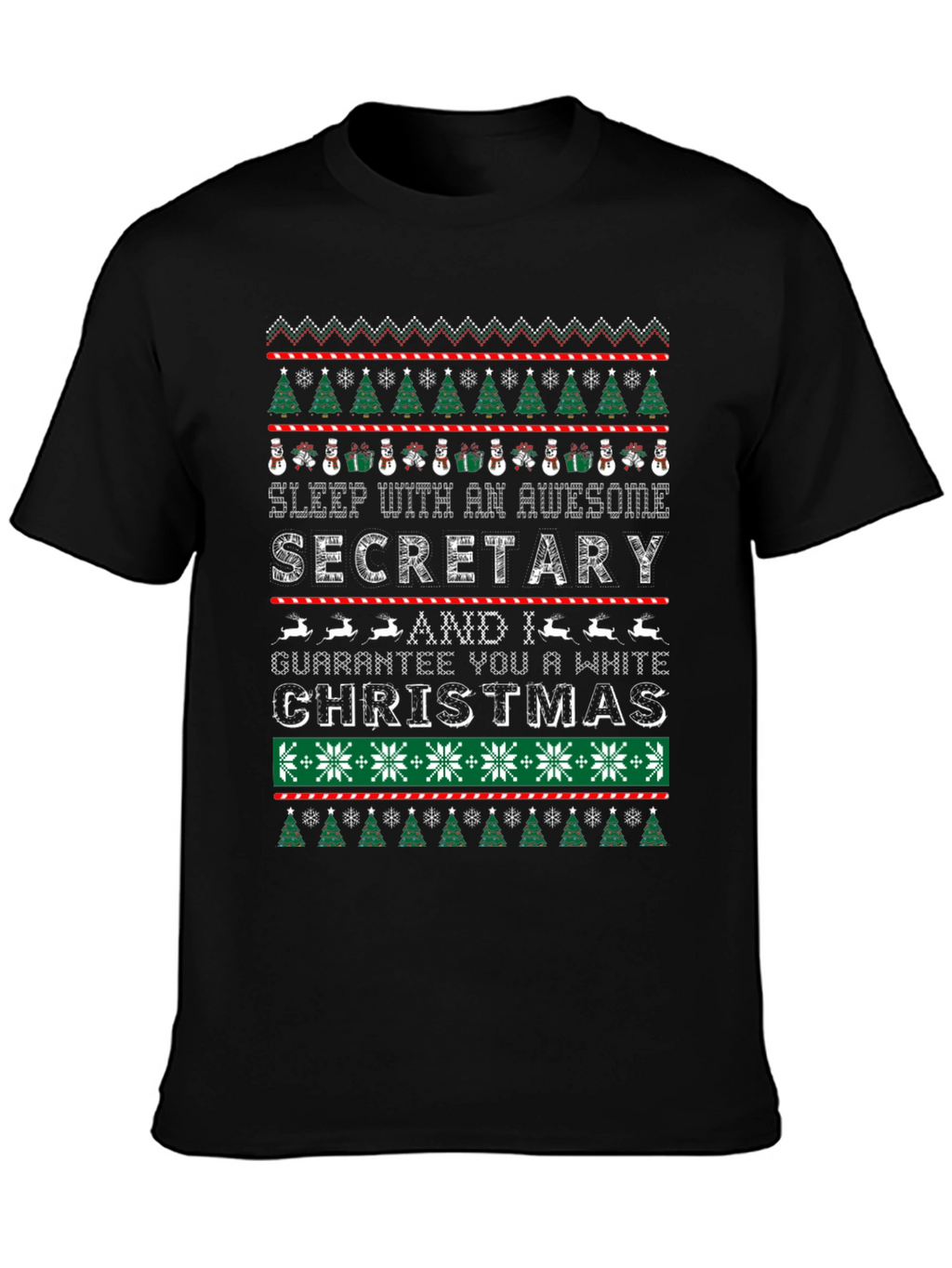 Awesome Secretary Christmas T-Shirt