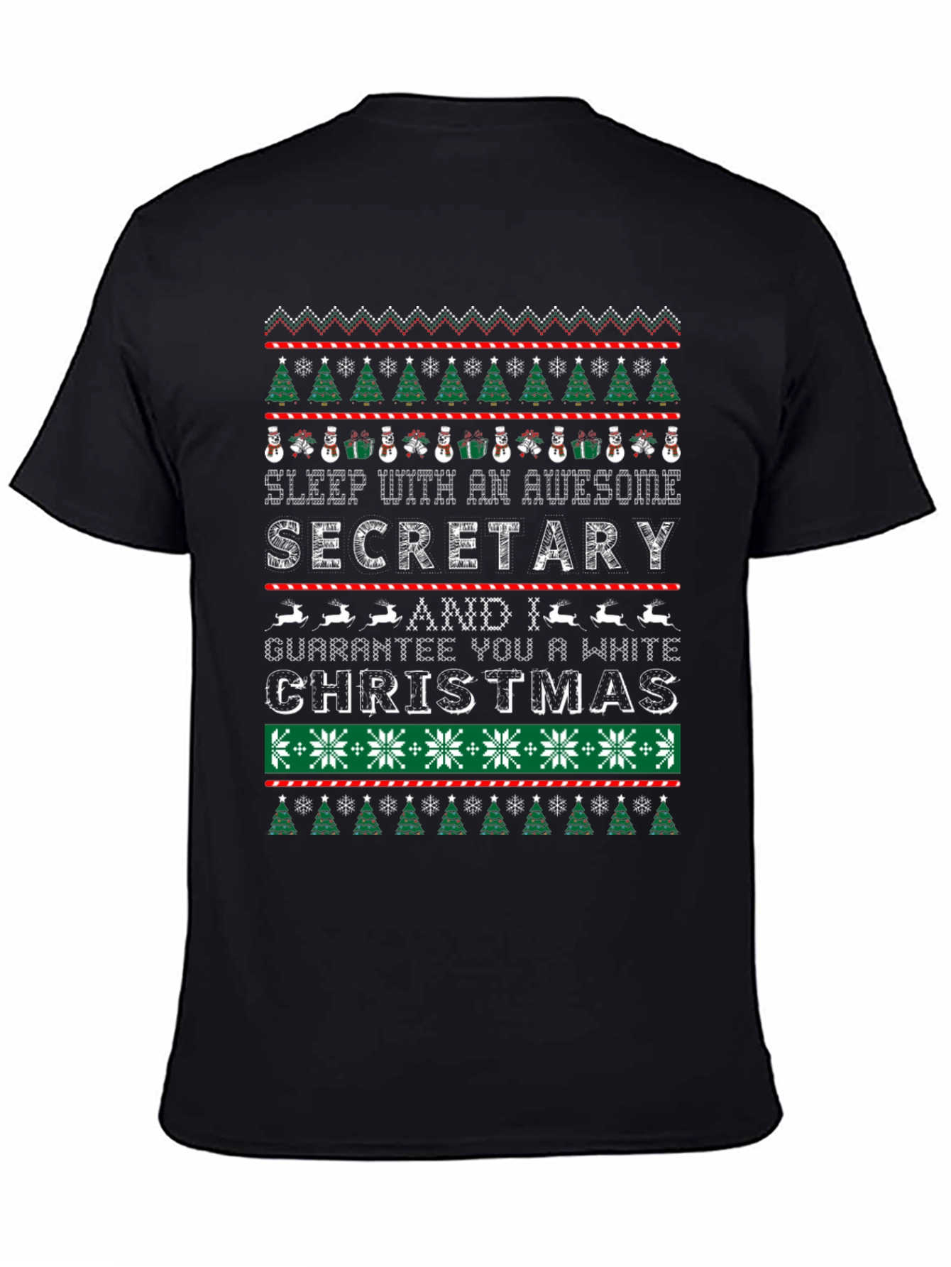 Awesome Secretary Christmas T-Shirt