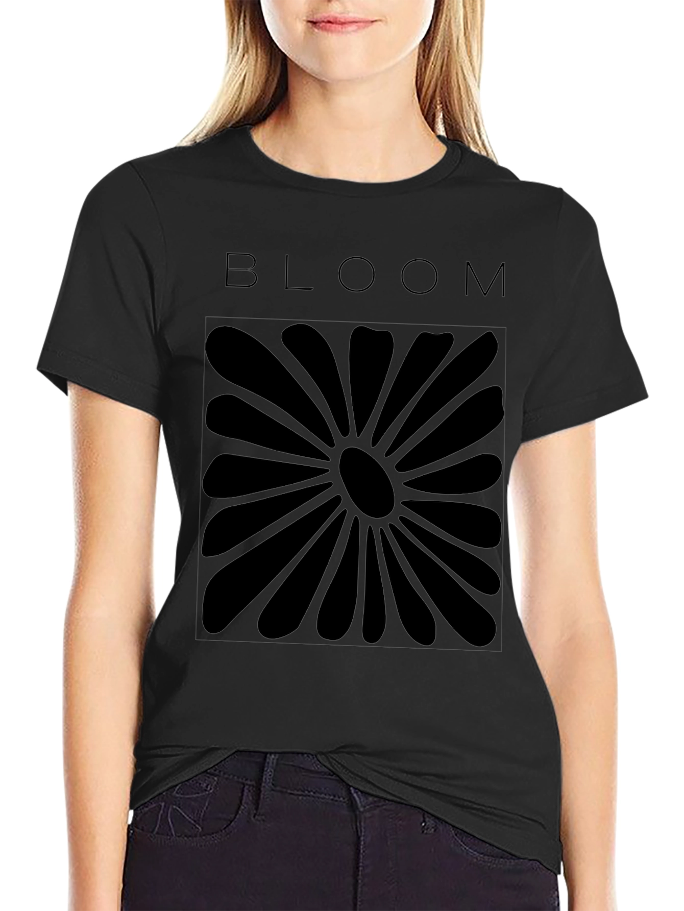 Bloom Graphic Tee - Soft Cotton Blend T-Shirt