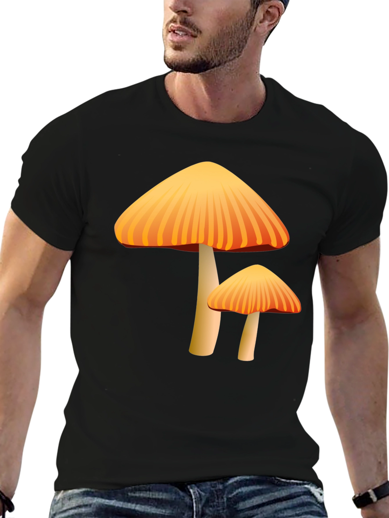 Mushroom Graphic Tee - Funky Fungi Design